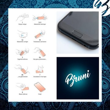 Bruni Schutzfolie für Alcatel One Touch Glam 810D, (2 Folien), praktisch unsichtbar