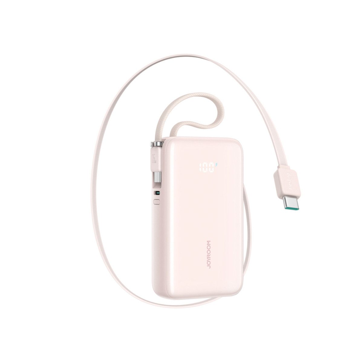 JOYROOM JR-PR2L Powerbank 10000 mAh (5, 9, 10, 12, 15, 20 V), 35W Schnellladung mit zwei integrierten USB-C-Kabeln