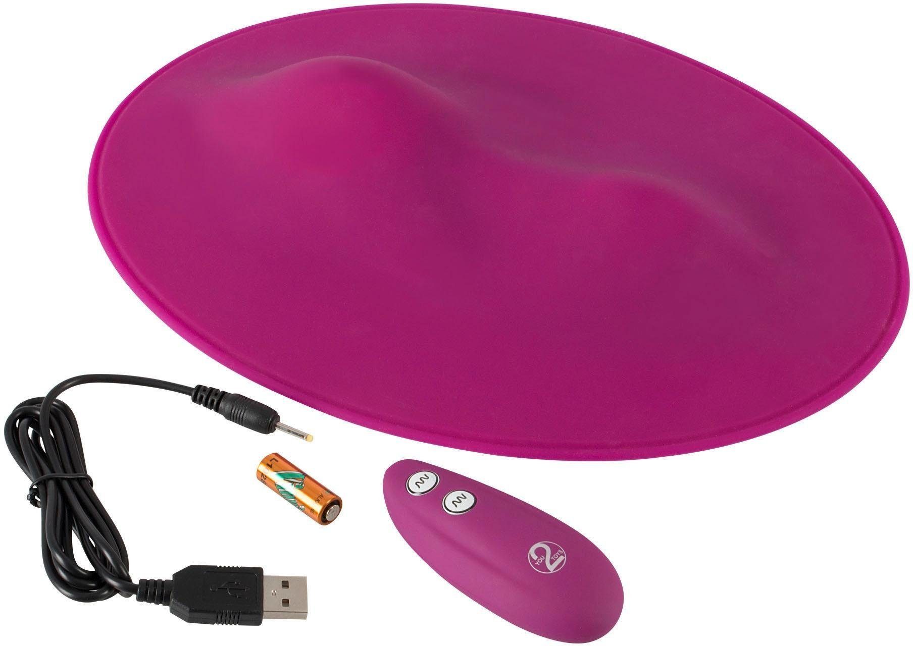 You2Toys Vibe Freihändige remote cont, Pad Masturbation Vibrokissen