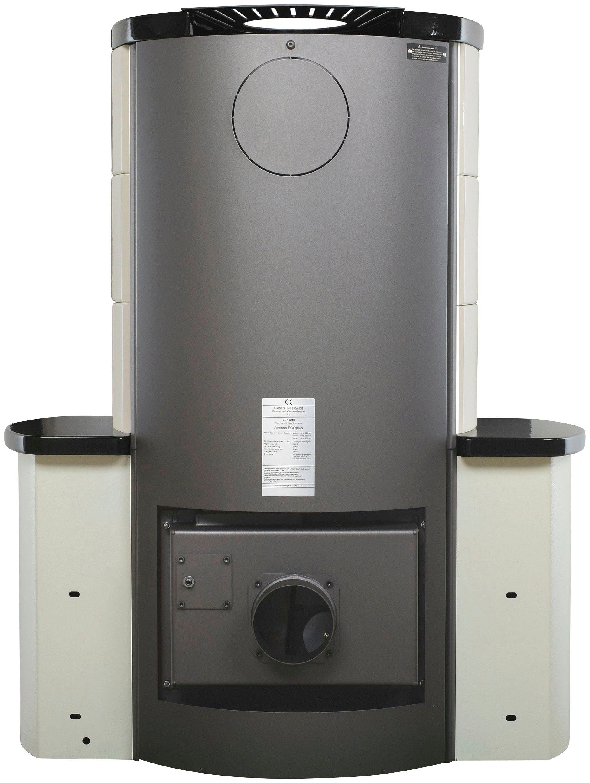 HARK Kaminofen »Avenso GT ECOplus 8 kW«, 8 kW, Dauerbrand, Cr.Weiß/M.Schwarz, mit EcoPlus Filter – Bild 4 von 5
