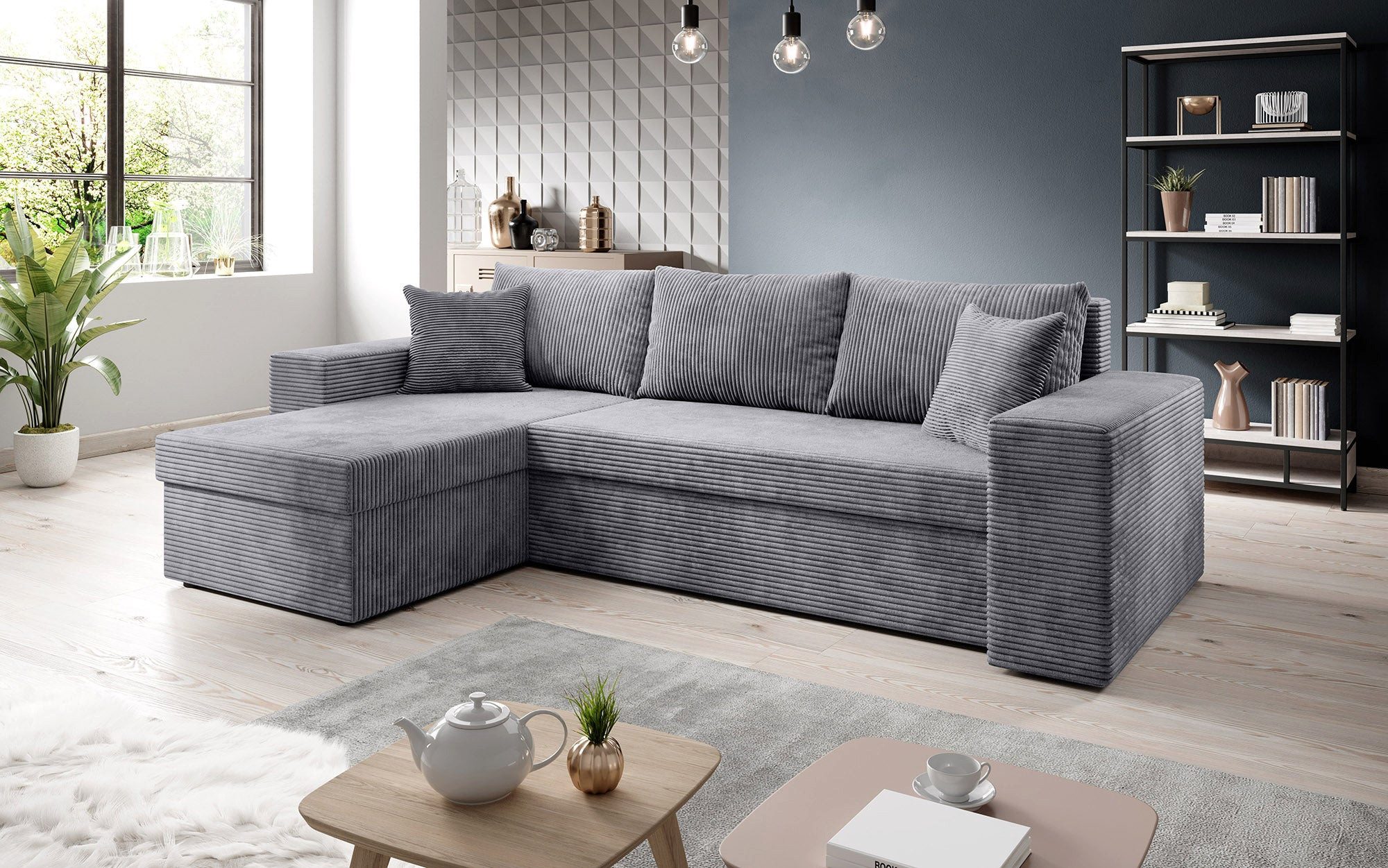 Luxusbetten24 Schlafsofa Designer Sofa Denver, mit günstig online kaufen