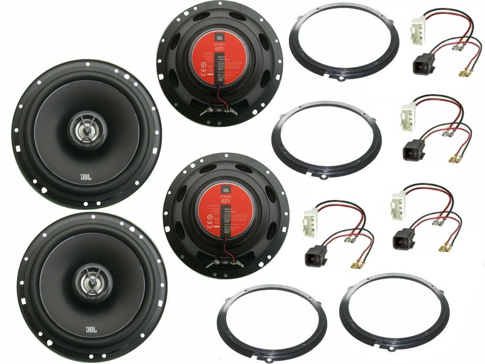 DSX JBL Lautsprecher Set für Ford Focus DYB Bj 10-20 Tür vorn hinten 700W Auto-Lautsprecher (140 W)