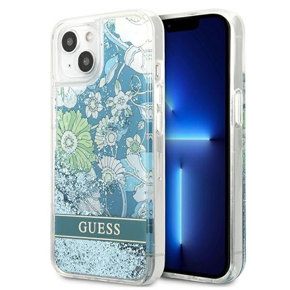 Guess Handyhülle Guess GUHCP13MLFLSN iPhone 13 6.1 "grün / grü, Phone ...