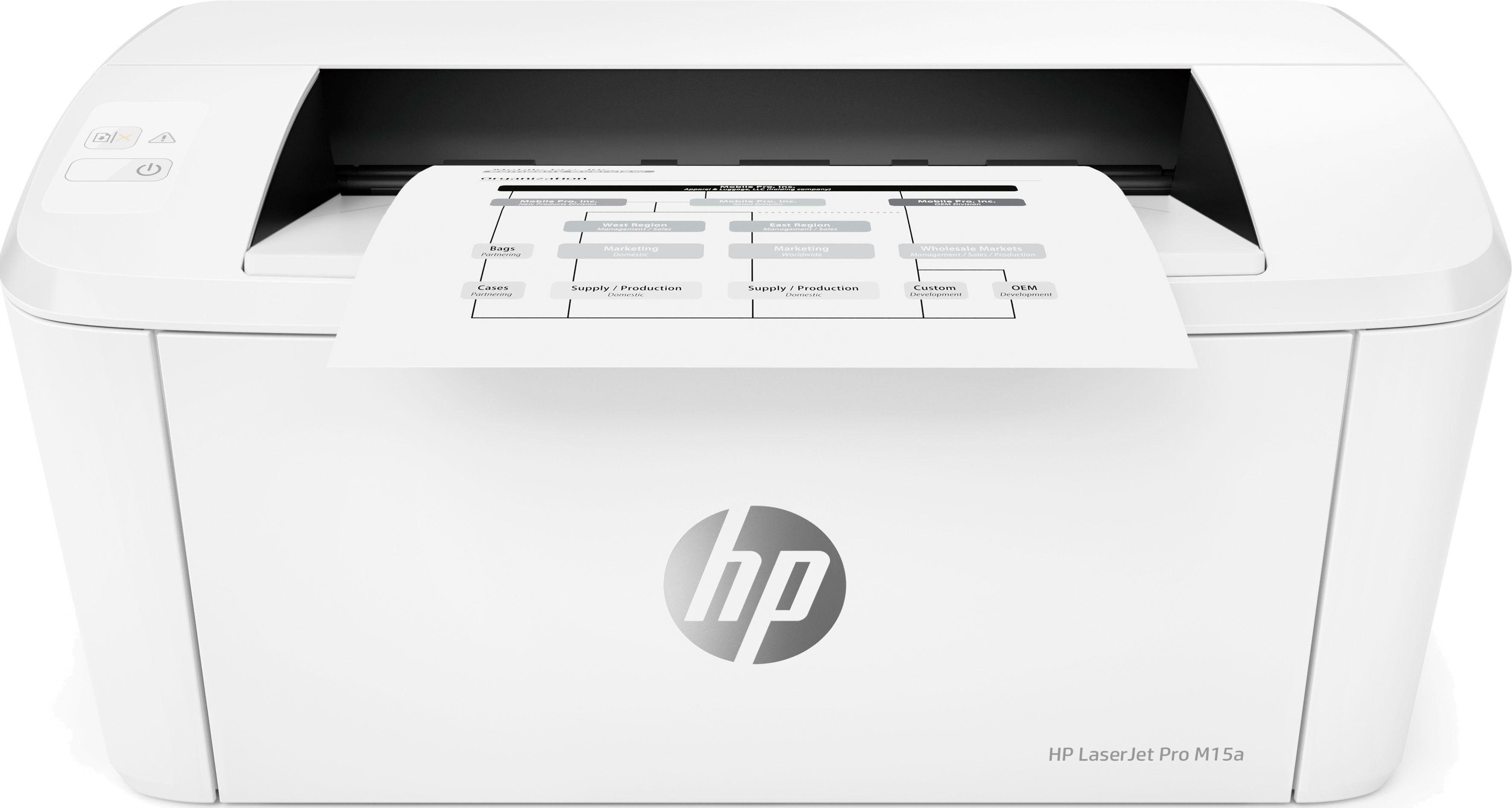 HP LaserJet Pro M15a Drucker, Druckgeschwindigkeit (Seiten/Minuten in s ...