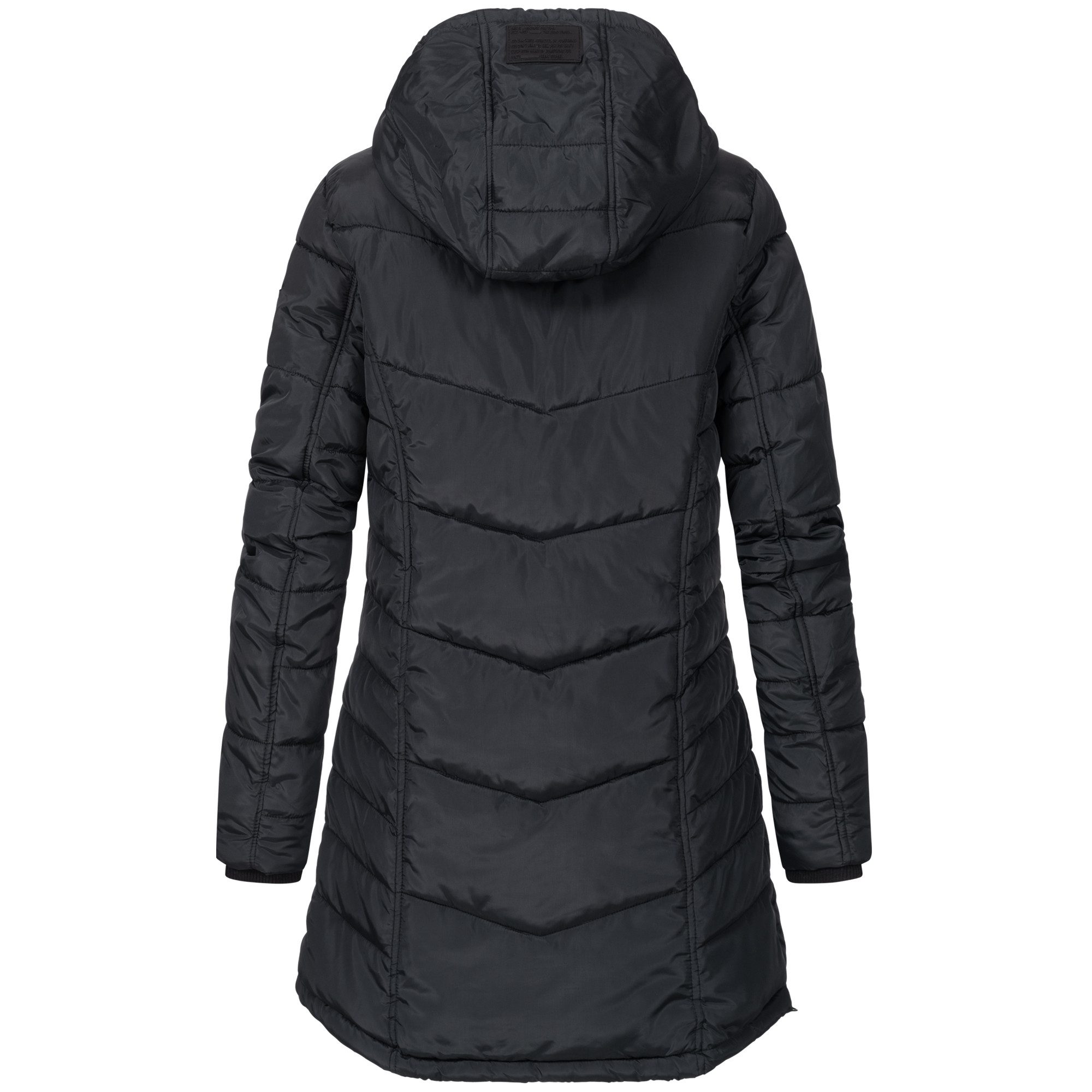 SUBLEVEL Steppjacke Damen Mantel mit Kapuze lange Winter Jacke Parka günstig online kaufen