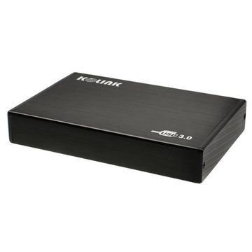 Kolink Festplatten-Gehäuse HDSU3U3, 3,5 Zoll Portable SATA HDD/SSD USB 3.0, External Hard Drive Case