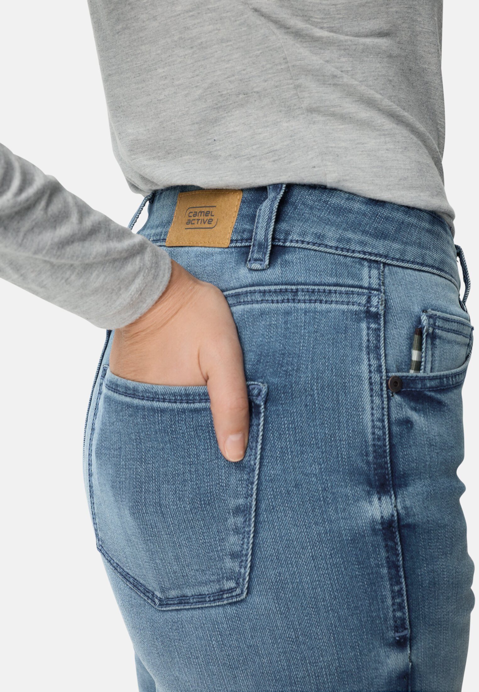 camel active Jogg Pants mit weitem Bein (1-tlg)