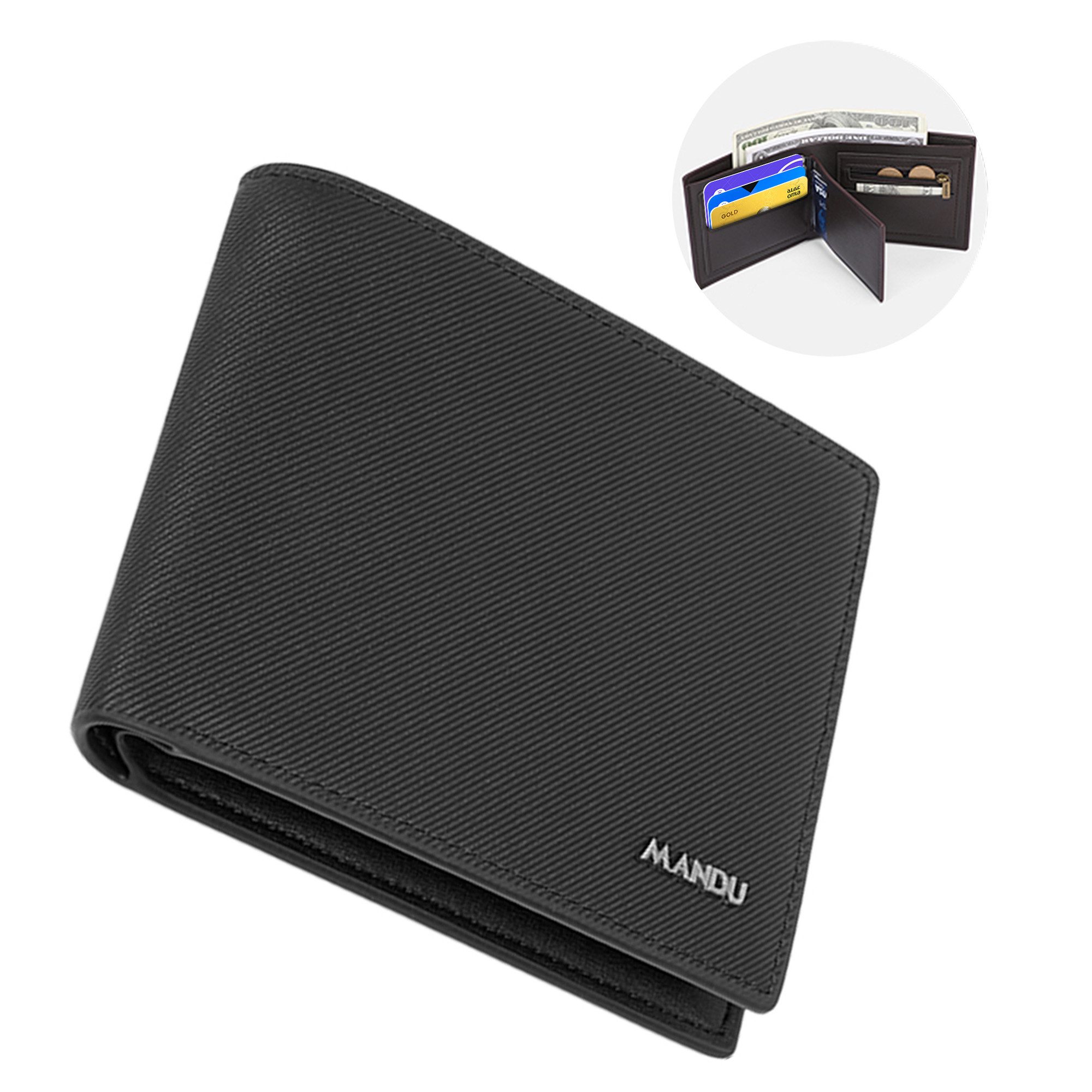 walkbee Geldbörse Geldbörse Echtleder Herren Portemonnaie mit Münzfach und günstig online kaufen