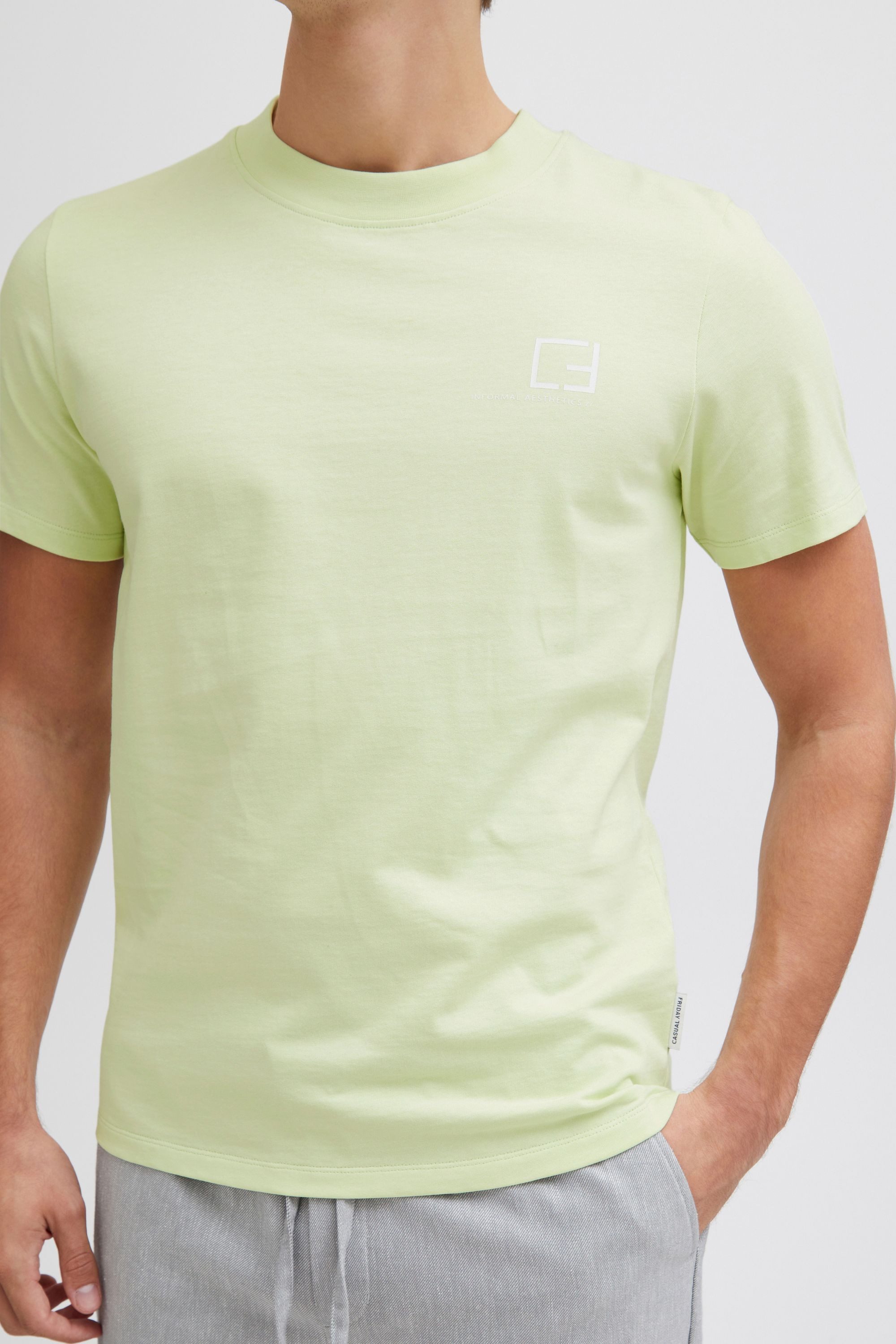 Casual Friday T-Shirt CFThor Lässiges T-shirt mit Stickerei