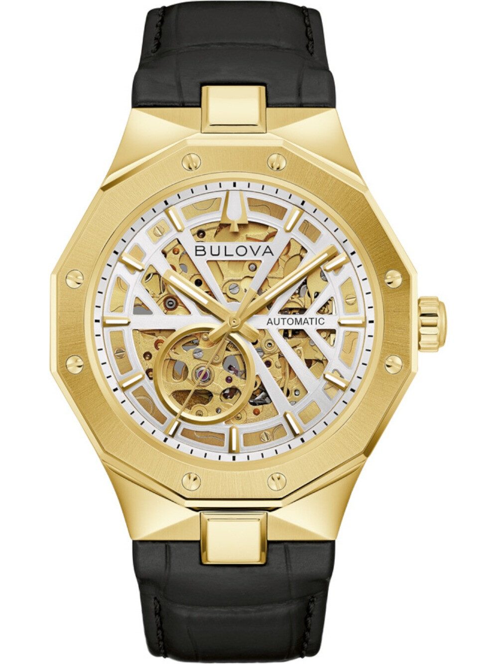 Bulova Automatikuhr Bulova 97A206 Herrenuhr Prestige Automatik 42mm 10ATM Bulova 97A206 Herrenuhr Prestige Automatik 42mm 10ATM