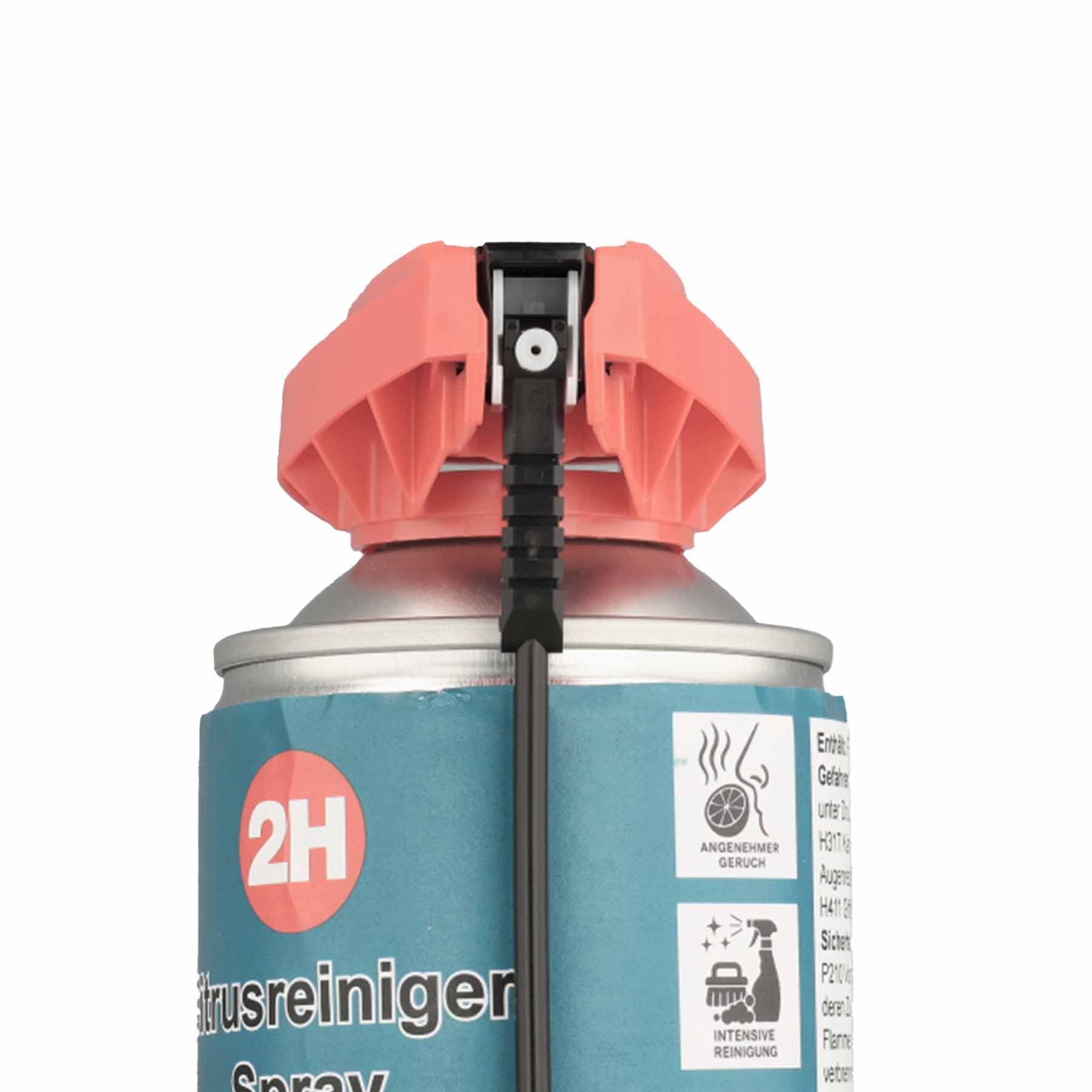 INTRA-TEC Citrusreiniger Spray 400 ml – 360° Sprühdose – pH-neutral Allzweckreiniger (entfernt Kleber, Öl & Farbe)