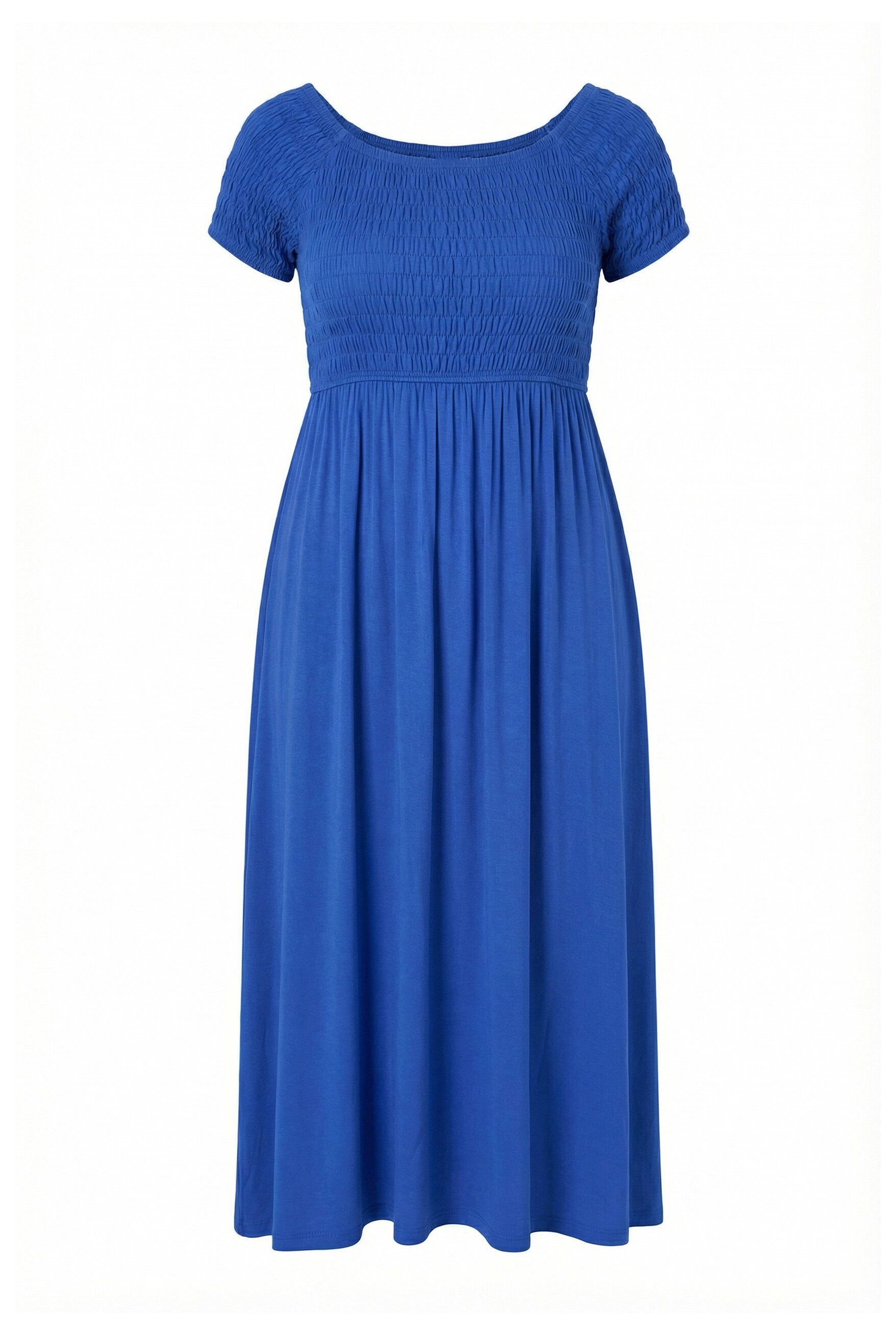 Angel of Style Maxikleid Maxikleid A-Linie Jersey gesmokte Büste