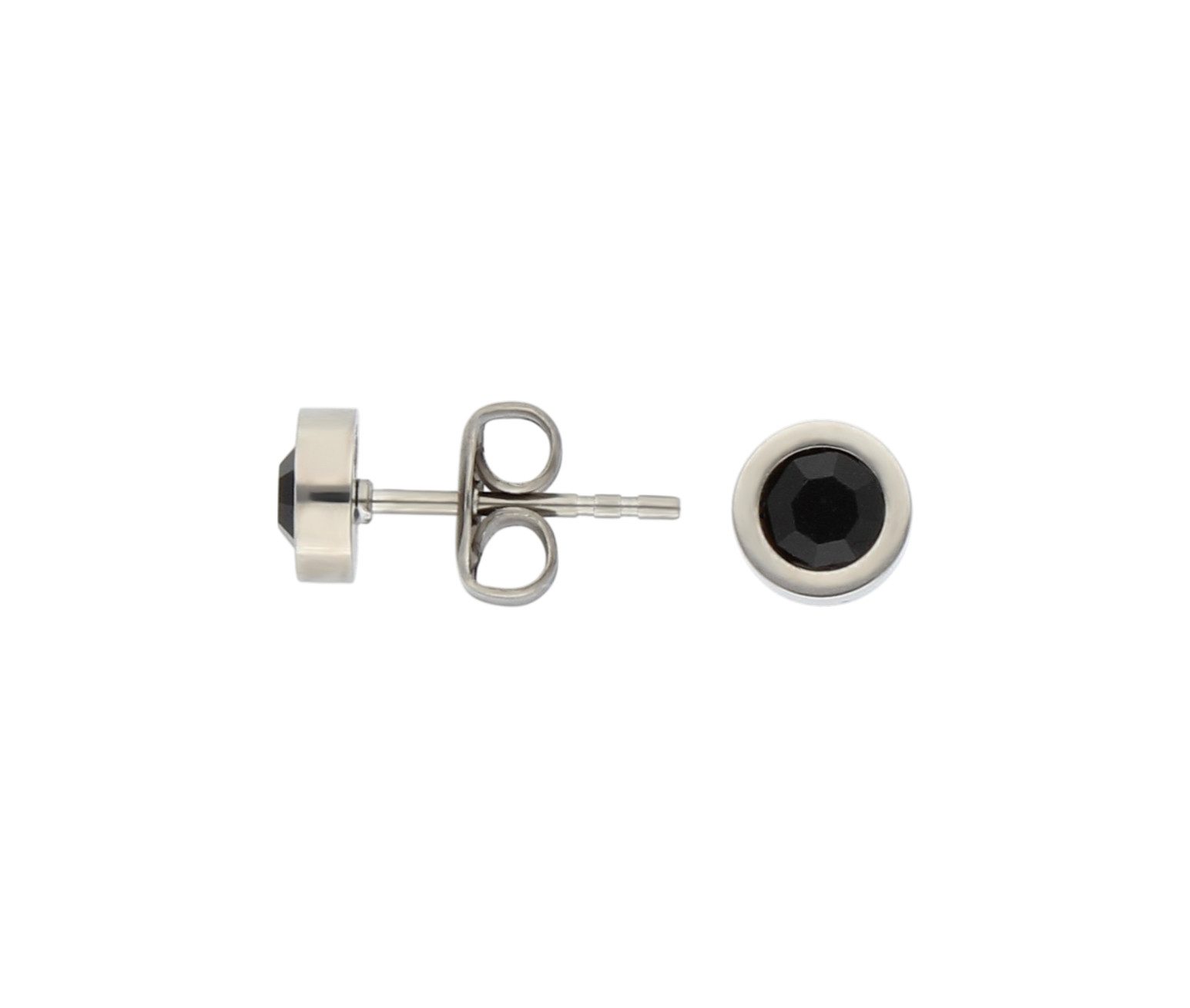 Paar Ohrstecker Schmuck Geschenk Titan Ohrschmuck Ohrringe Solitär