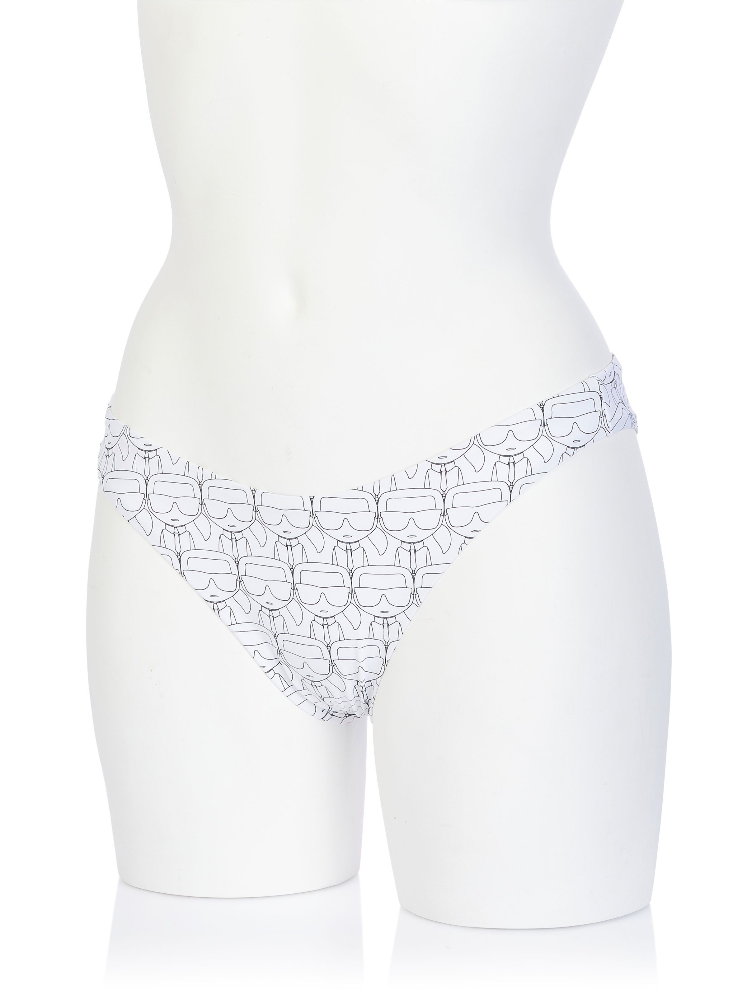KARL LAGERFELD Bikini-Hose Karl Lagerfeld Bikinihose Weiss mehr