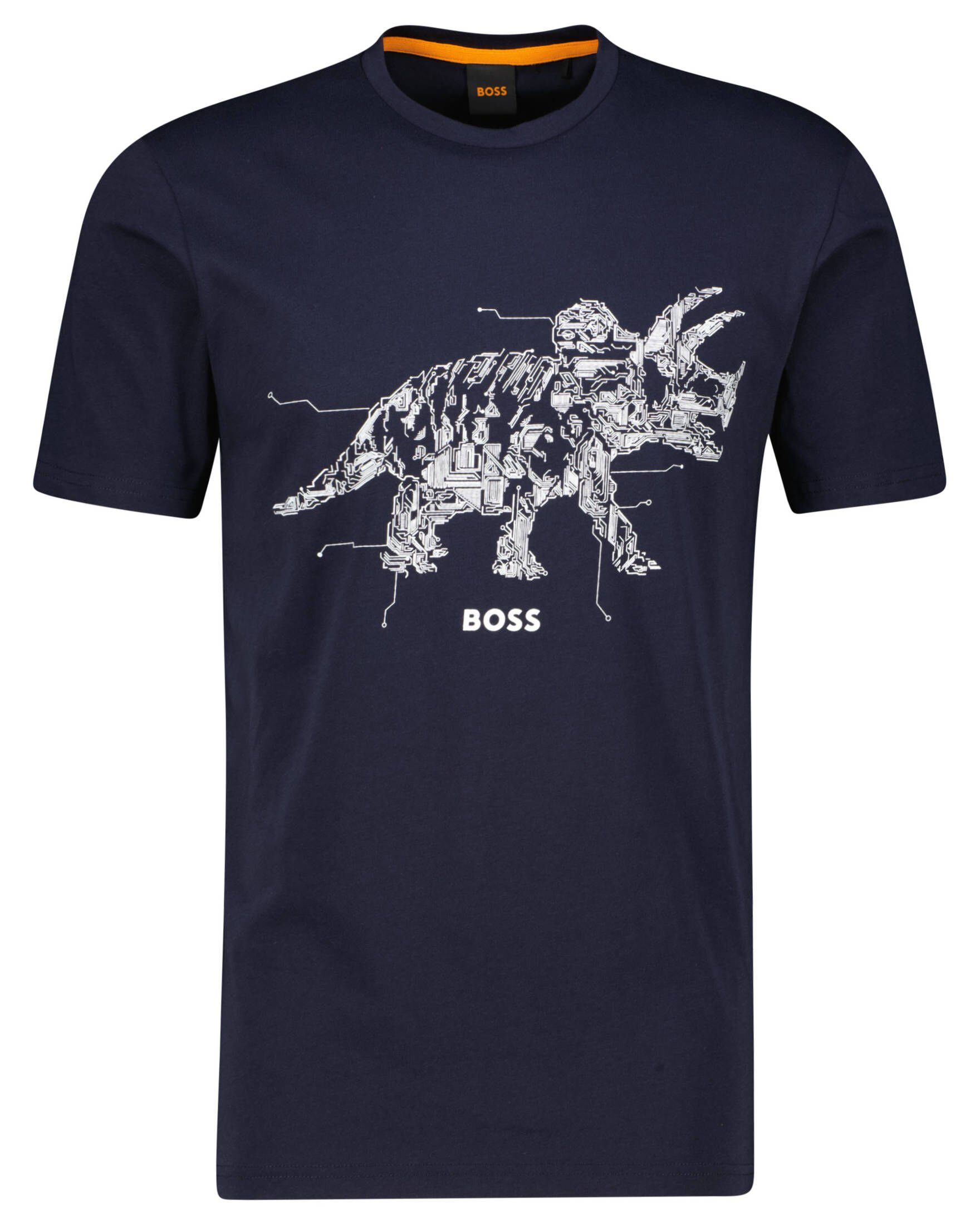 BOSS T-Shirt Herren T-Shirt (1-tlg) TERASSIC (52) marine