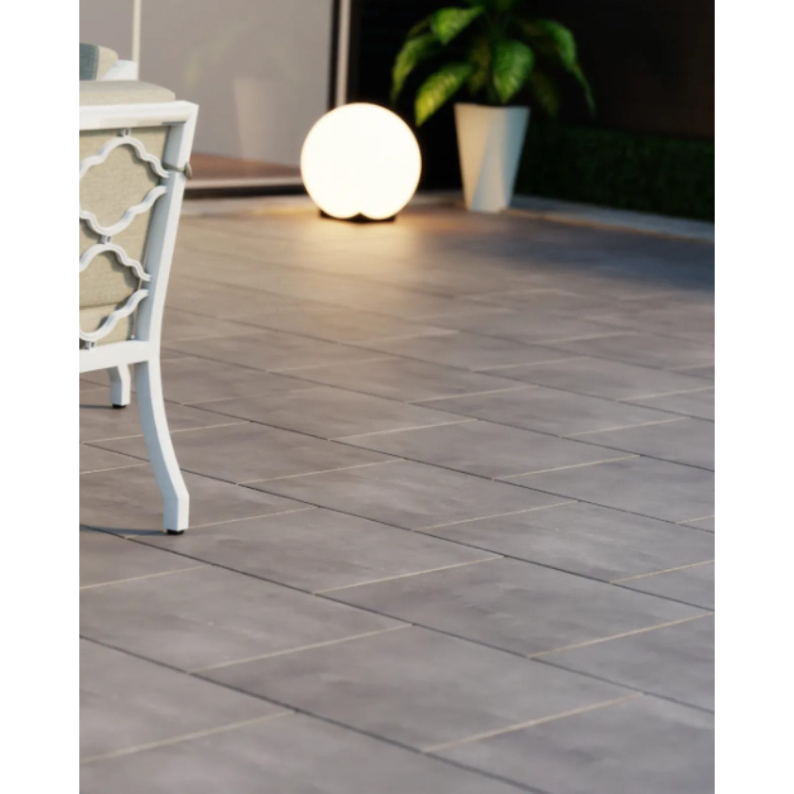 HORI Terrassenplatte HORI Terrassenplatten Feinsteinzeug Steinoptik, Boden für Outdoor, Feinsteinzeug 60x60, Grau, Feinsteinzeug, Massiv, Rutschhemmend
