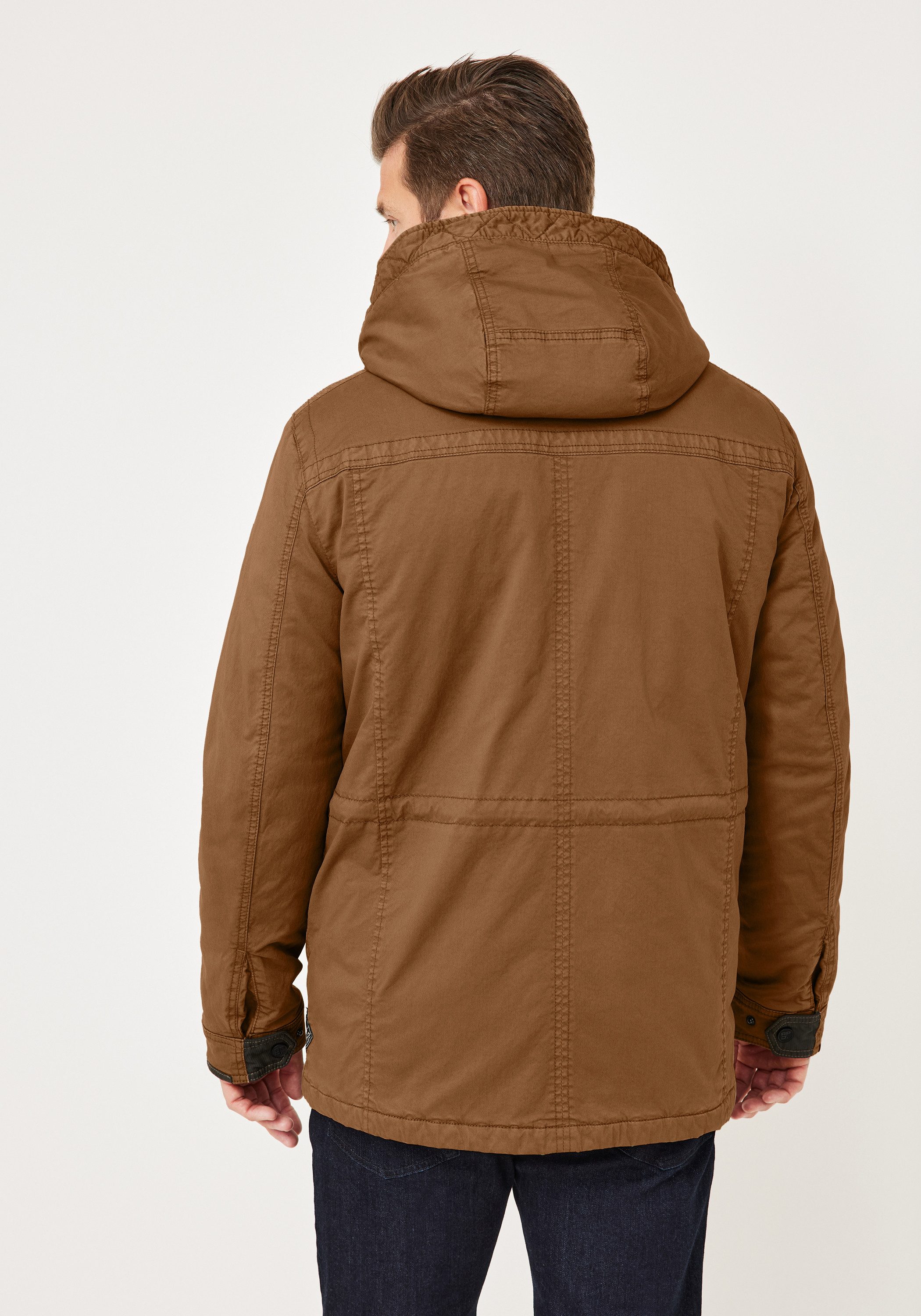 Redpoint Parka KORWIN Baumwoll-Parka mit abnehmbarer Kapuze und Stretch