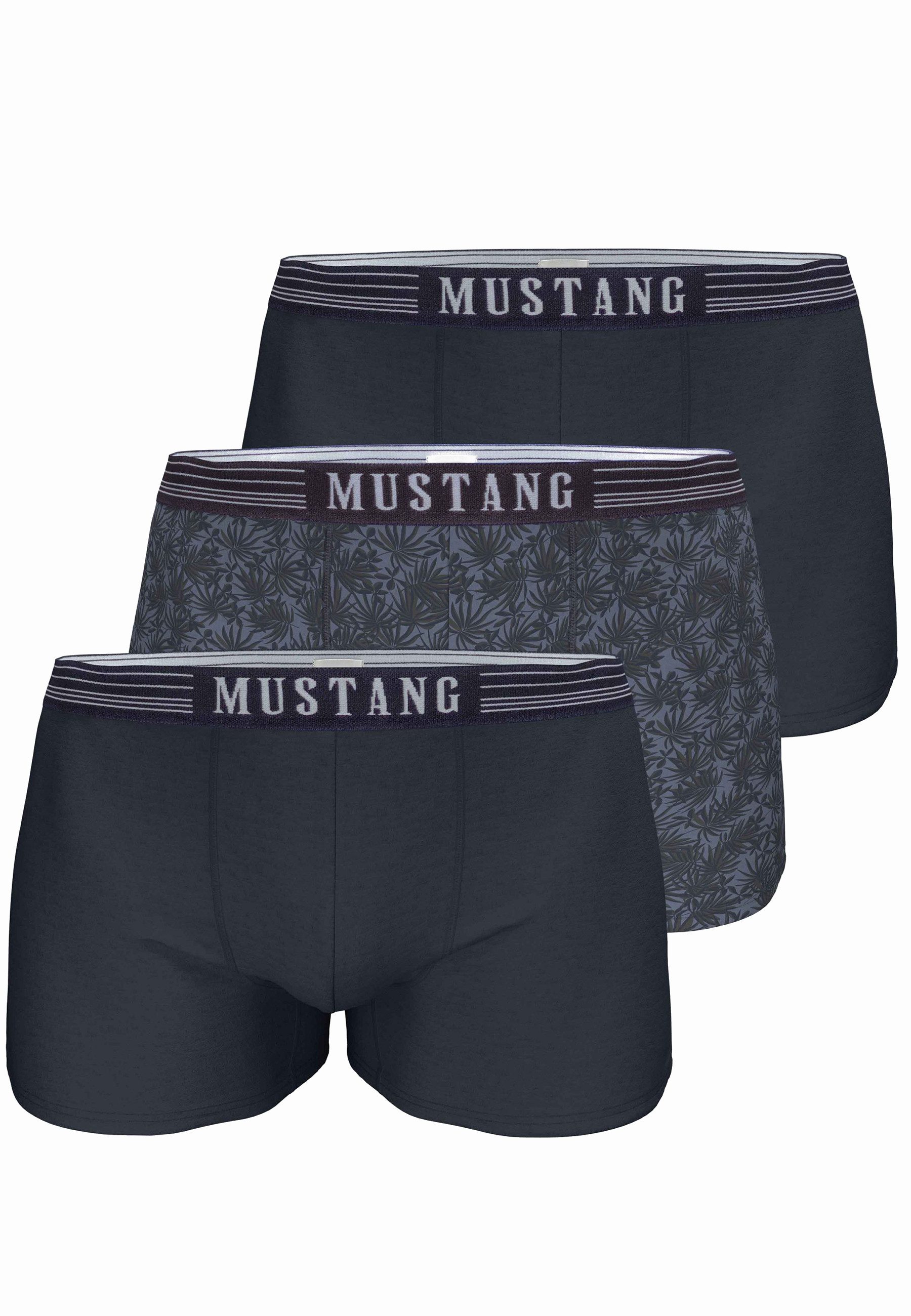 MUSTANG Retro Boxer PALM PRINT Retro-Pants Herren Unterhose Boxershorts (Sp günstig online kaufen