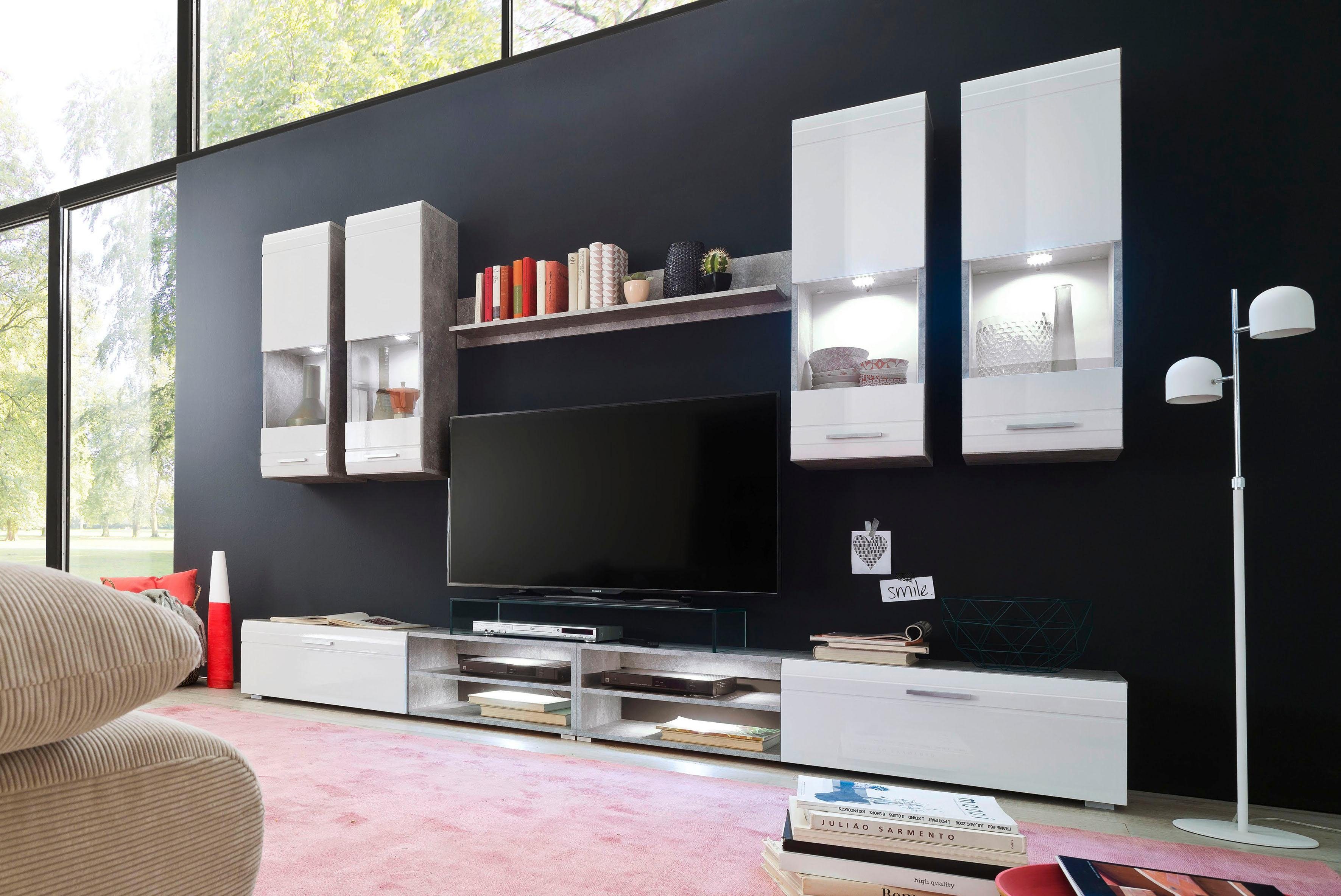 trendteam Wohnwand »Spider« (7-tlg.) - trendteam