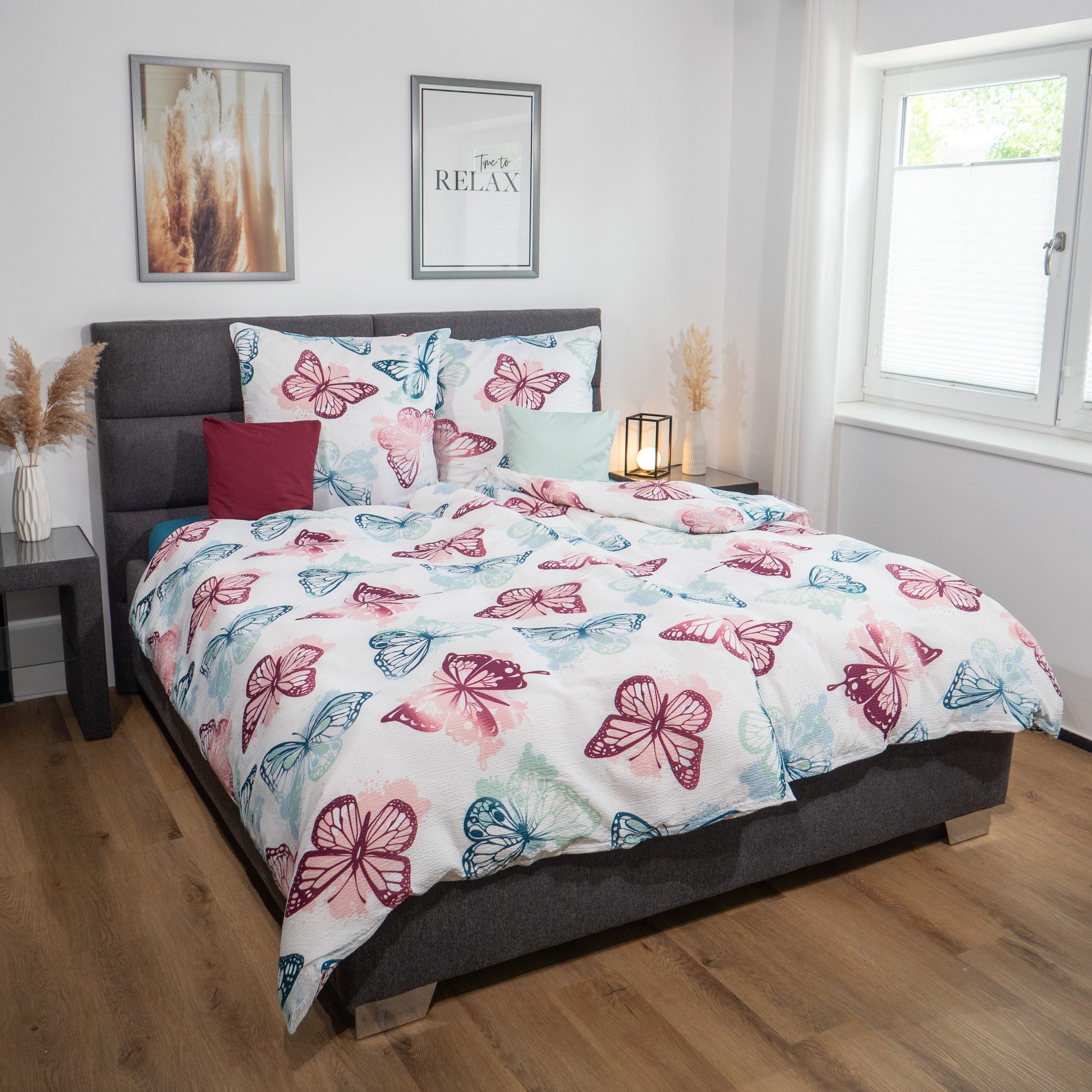 Casa Colori Bettwäsche Casa Calori, Seersucker, günstig online kaufen