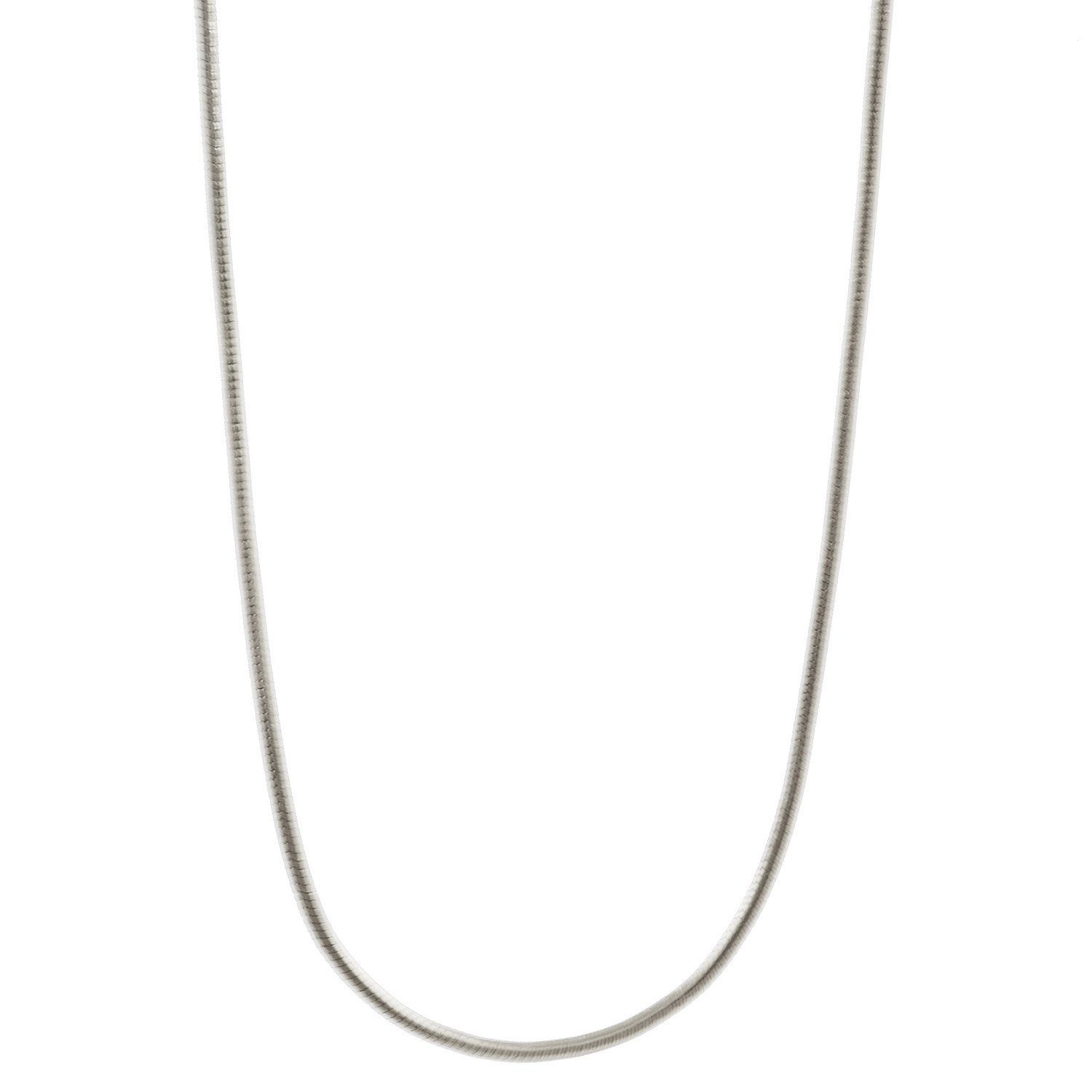 HOPLO Silberkette Silberkette Schlangenkette Länge 45cm - Breite 0,8mm - 925 Silber, Made in Germany – Bild 5 von 5