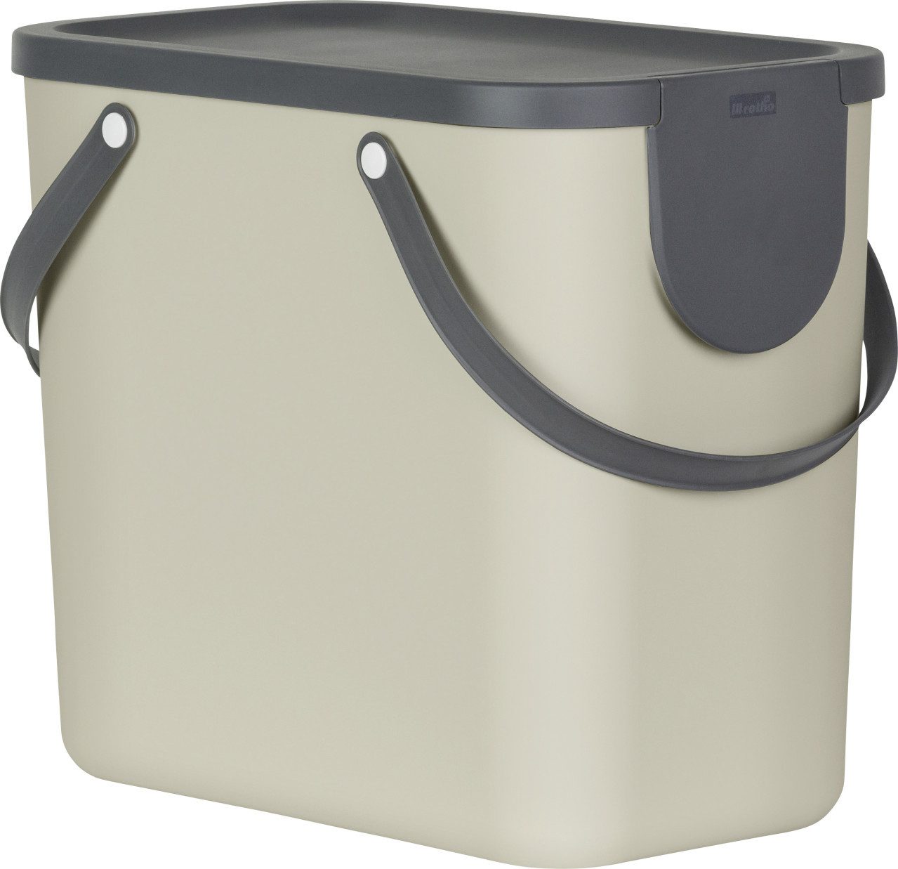 ROTHO Mülltonnenbox Rotho Mülltrennungssystem Albula 25 L cappuccino