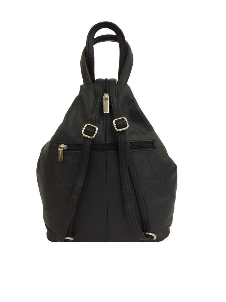 Cinino Cityrucksack Verona, Lederrucksack Sicherheitsrucksack