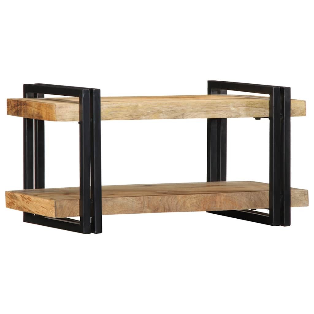 vidaXL Wandregal Wandregal 70x33x35 cm Raues Massivholz, 1-tlg.