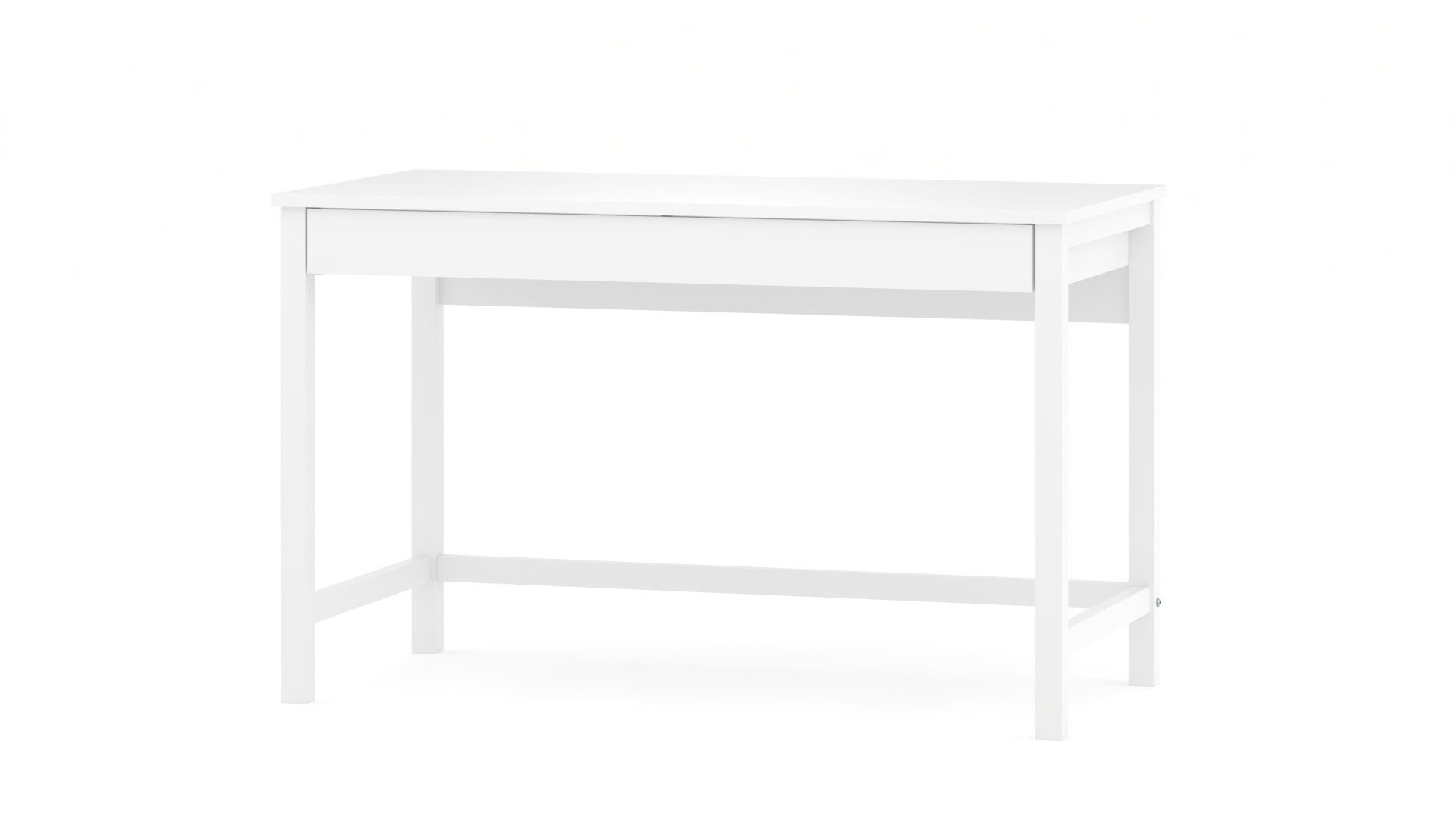 Siblo Schreibtisch Schreibtisch Maria mit Schublade (Schreibtisch Maria mit Schublade) Weiß
