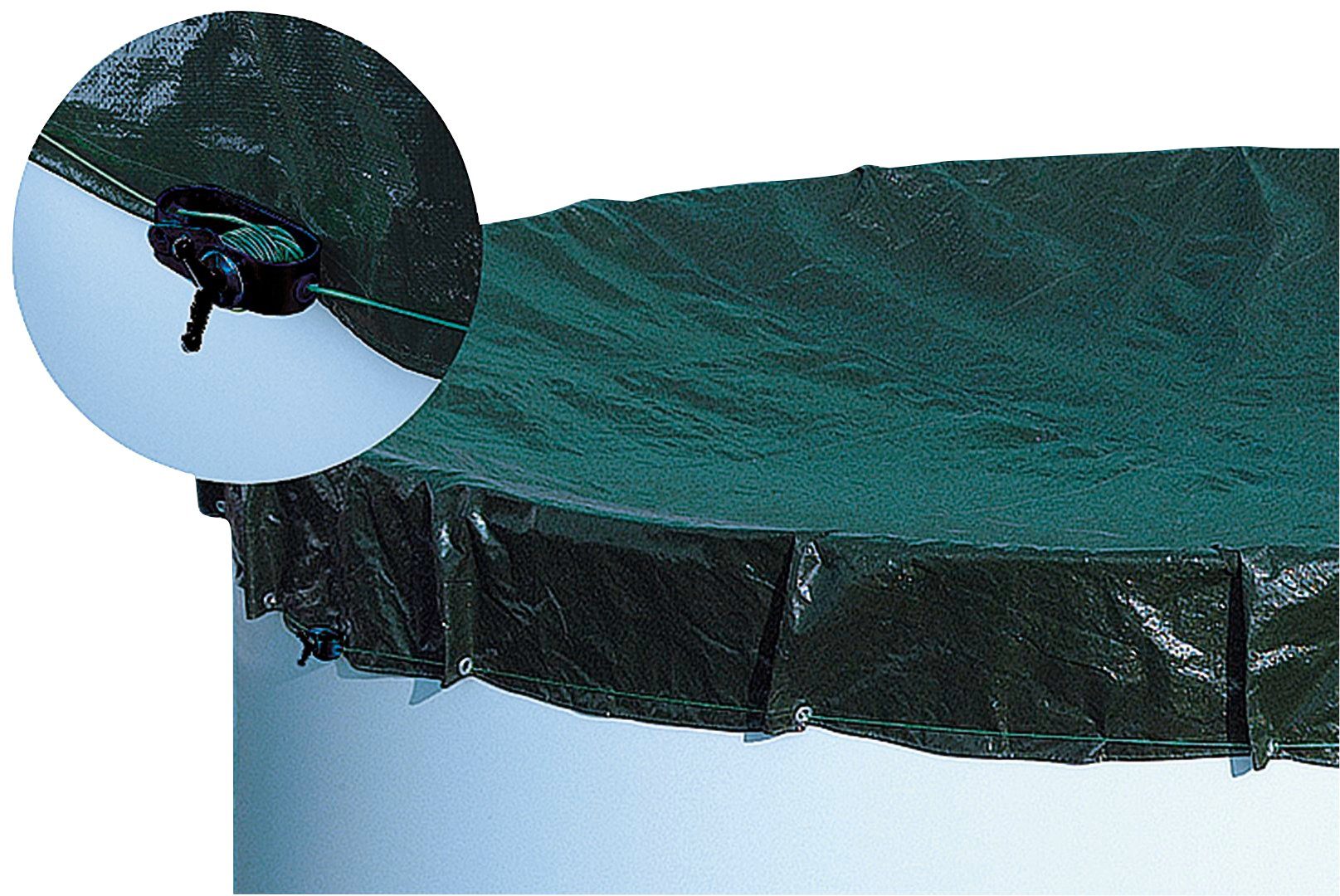 my POOL BWT Ovalpool PREMIUM mit grauer Innenfolie (Komplett-Set, 10-tlg), Höhe 120 cm, in versch. Größen erhältlich