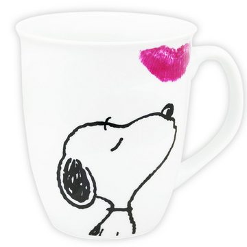 United Labels® Tasse Snoopy Kaffeebecher - "Kuss" 280ml, Keramik