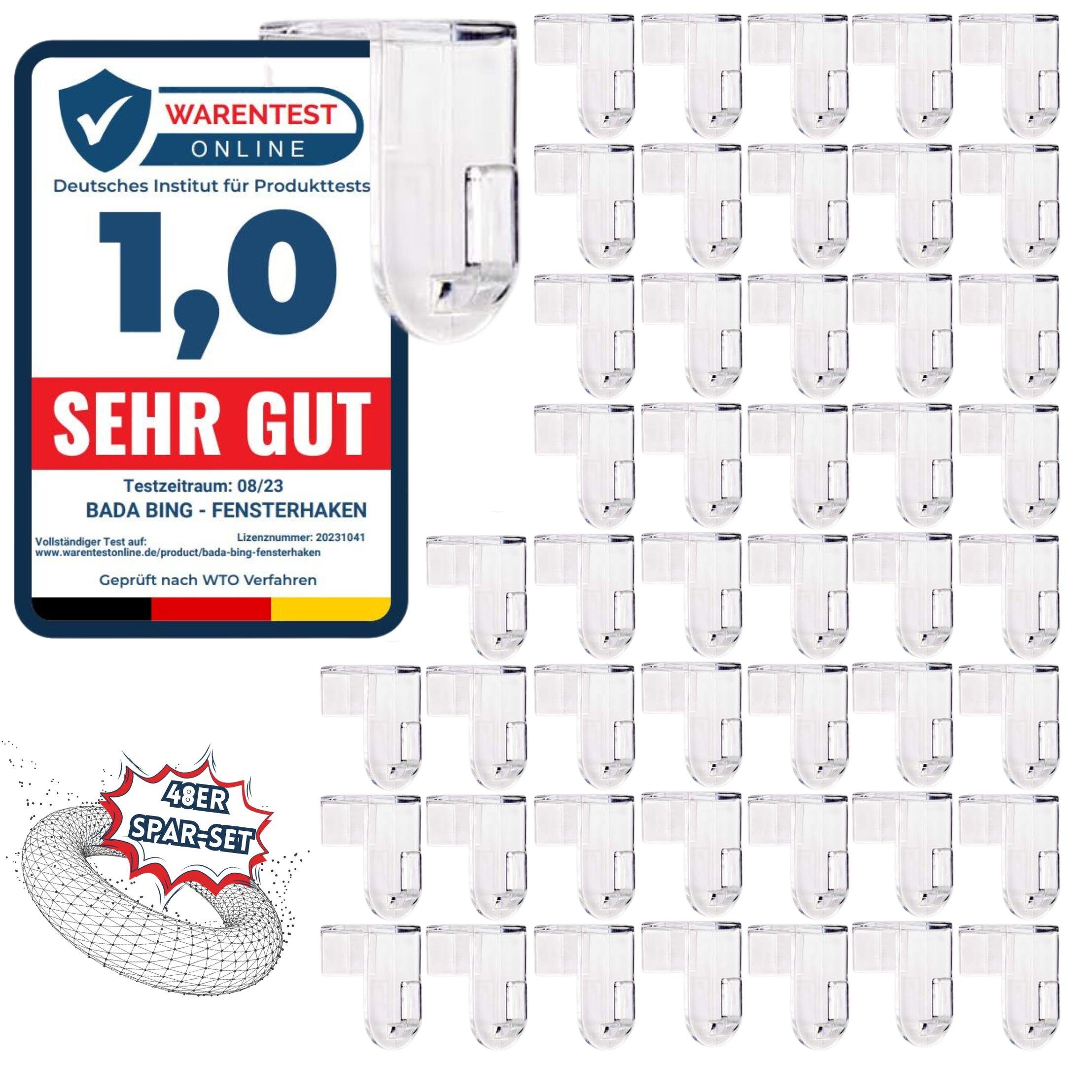 Bada Bing Fensterhaken Transparente Türhaken Robuste praktische Haken, Fens günstig online kaufen