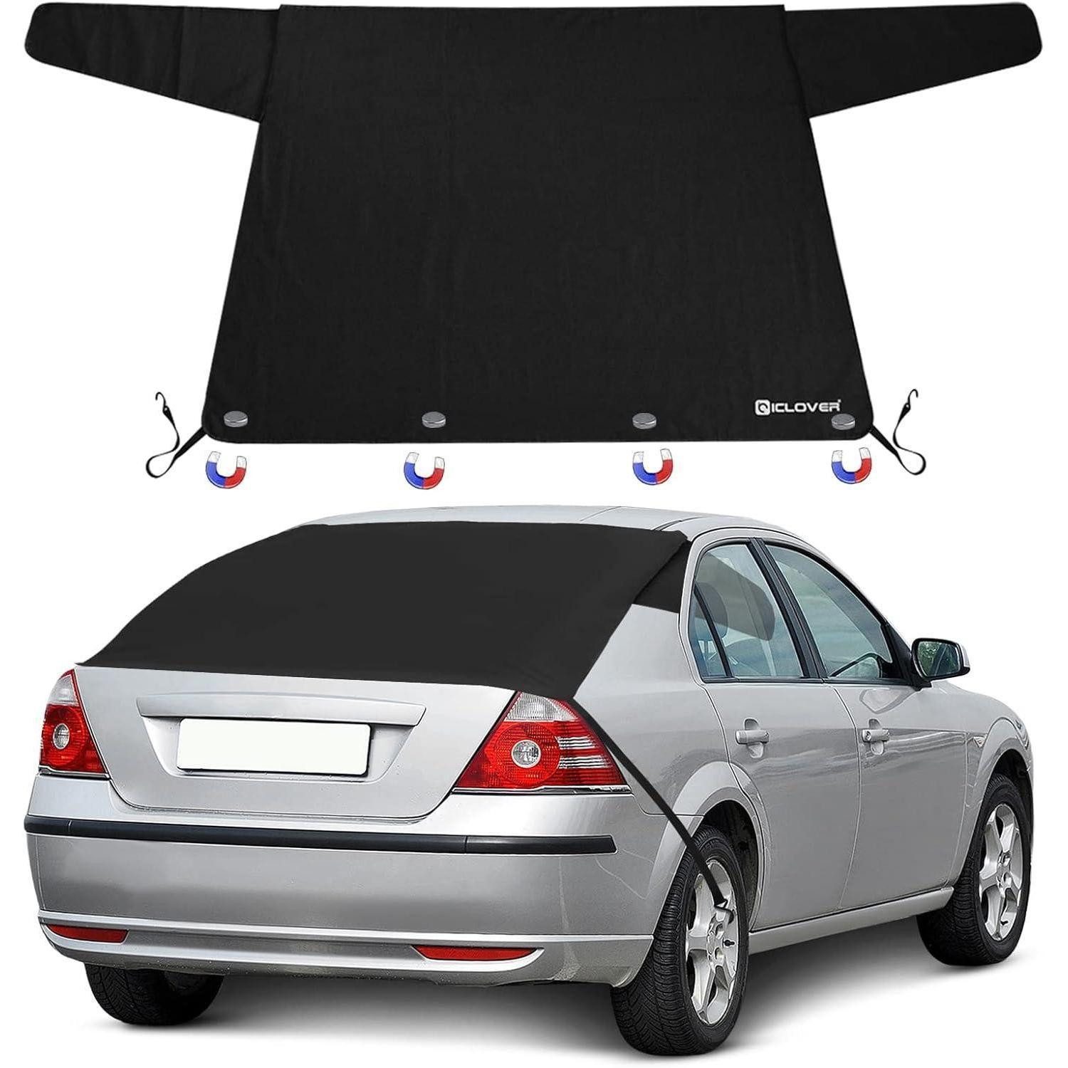 LuxusKollektion Autoplane Heckscheibenabdeckung Auto Winter Magnet Eisschutz Frostschutz