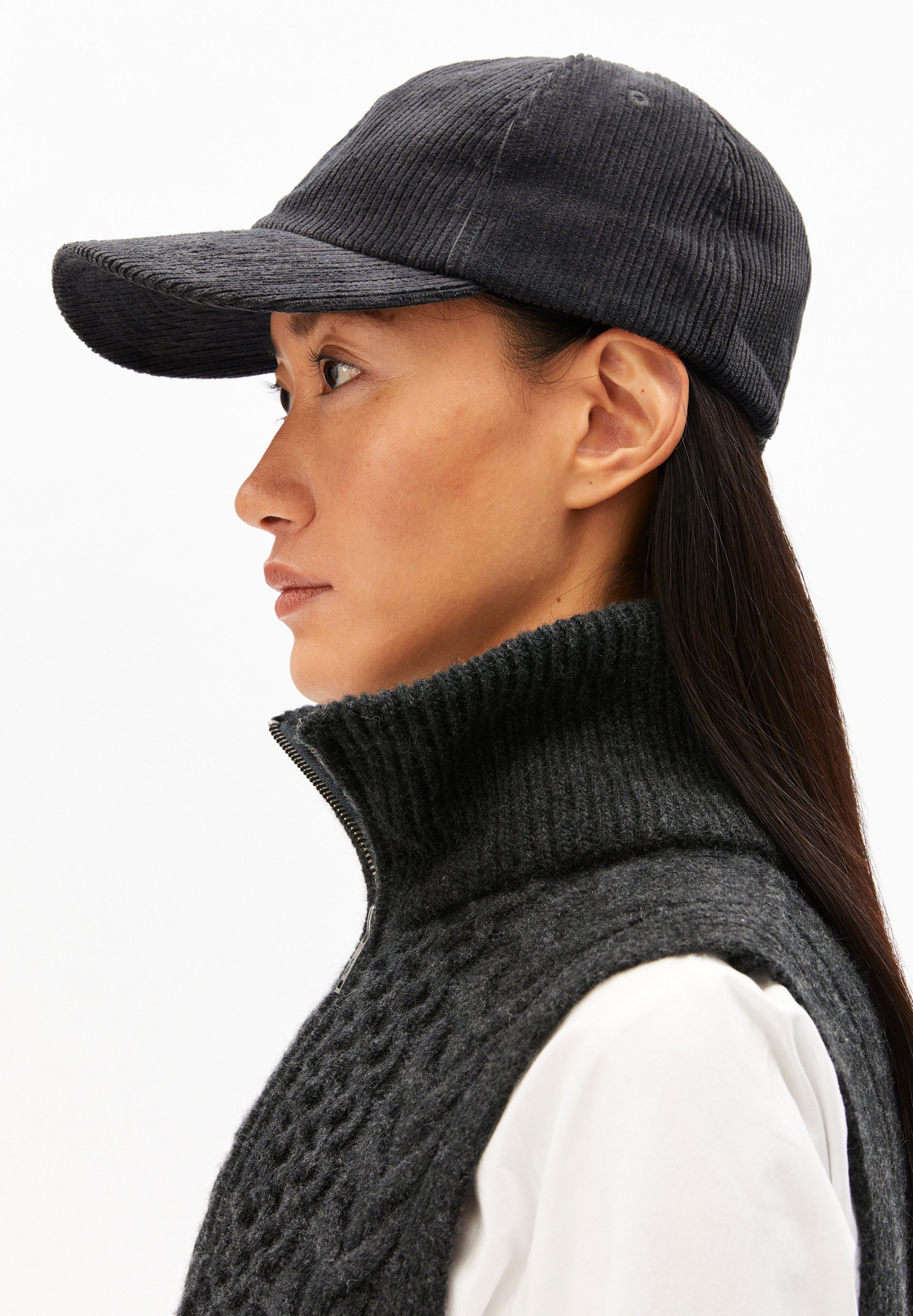 Armedangels Baseball Cap YENAAS CORD Unisex Kappe Aus Bio-Baumwoll Mix