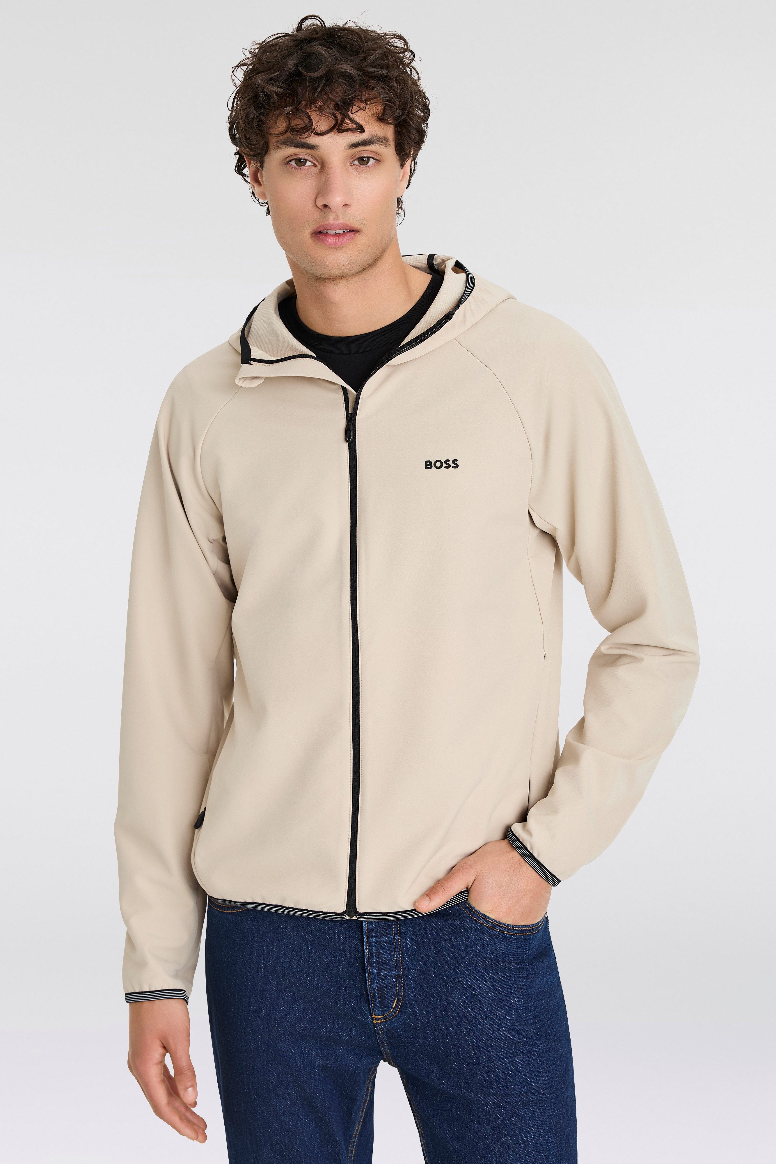 BOSS GREEN Funktionsjacke L Commuter wasserabweisend Funktionsjacke mit gum günstig online kaufen