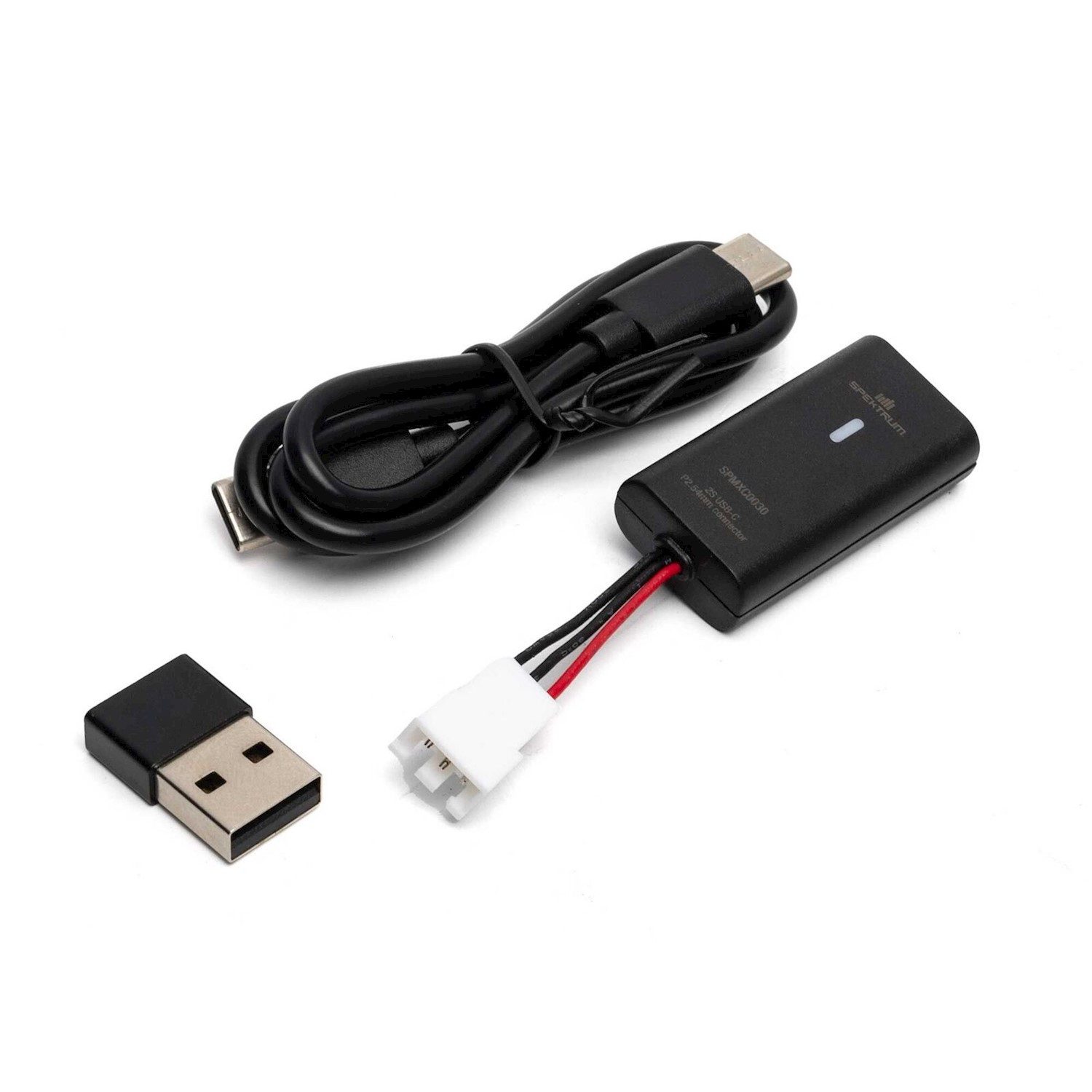 Spektrum Spektrum 2S PH2.54 JST-XH 3-pin LiPo USB-C 500mAh Charger RC-Fernsteuerung