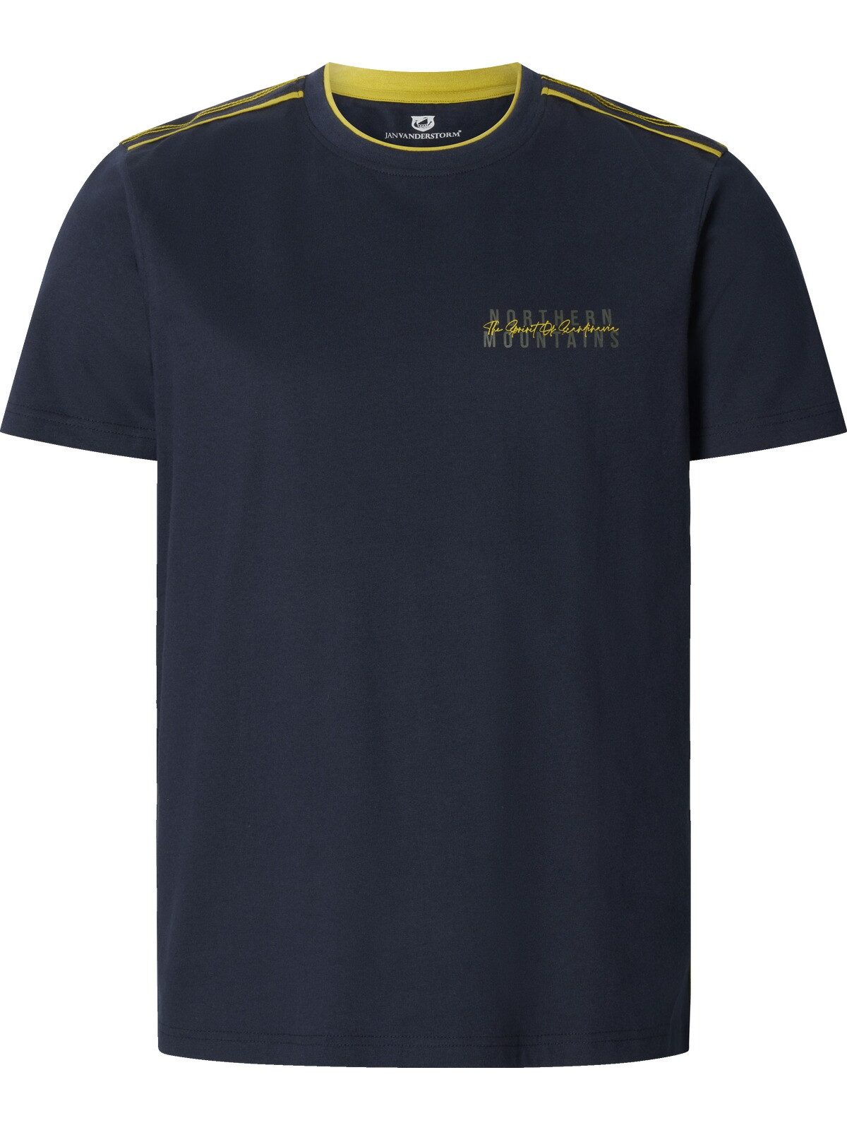 Jan Vanderstorm T-Shirt DOMAR in weichem Baumwoll-Jersey