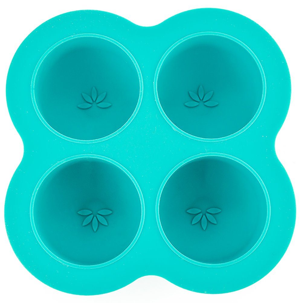 Gefrierform, mit Einfrieren, Apfel/Blaubeere 2er FRIERies Deckel, Gewürze Babybrei, Silikon BPA-frei, divata Nahrung – Eiswürfelform Eiswürfelform Set z.b.
