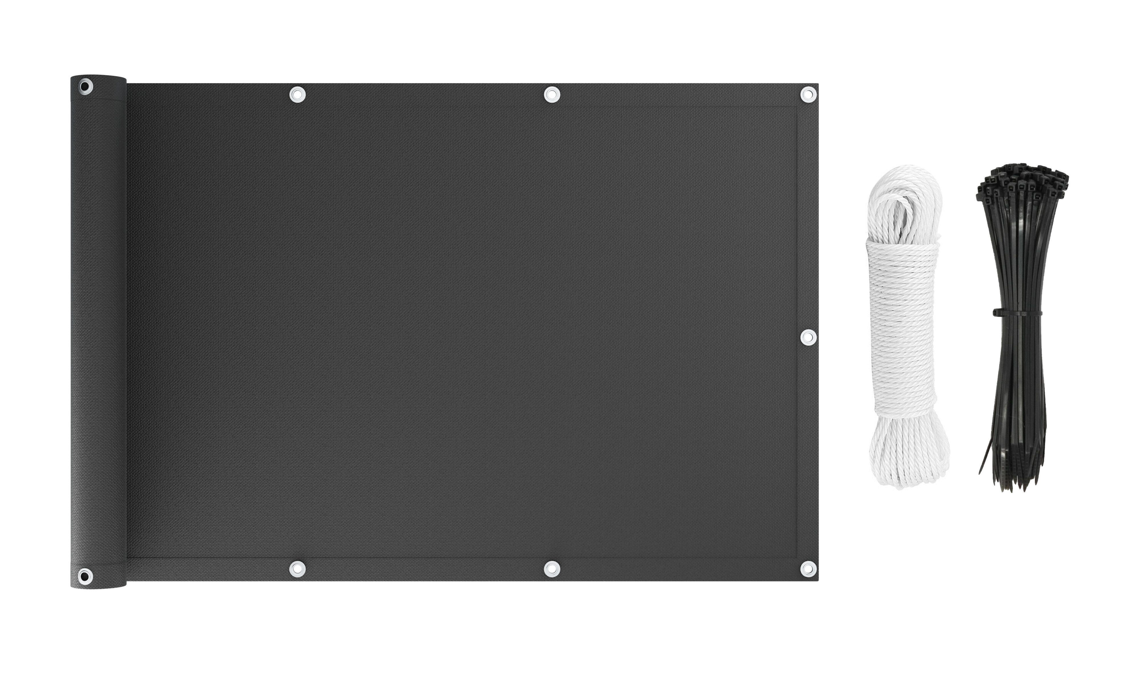 KS Handel 24 Balkonsichtschutz PREMIUM BALKONVERKLEIDUNG 4 FARBEN 78 Maße ÜBERLÄNGE SONNENSCHUTZ