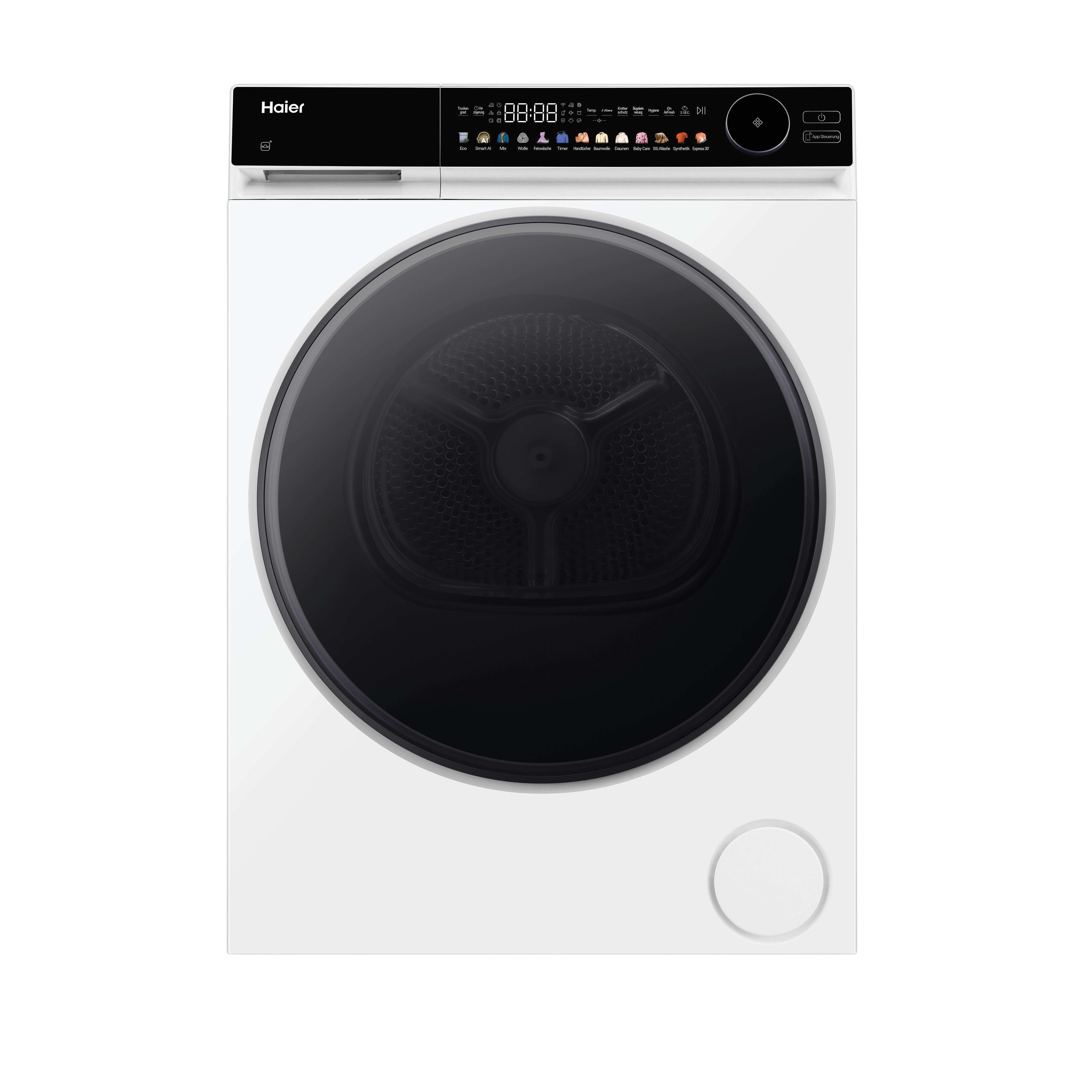Haier Wärmepumpentrockner HD90-B667U1, Smart AI Automatikprogramm & Ion Air Fresh