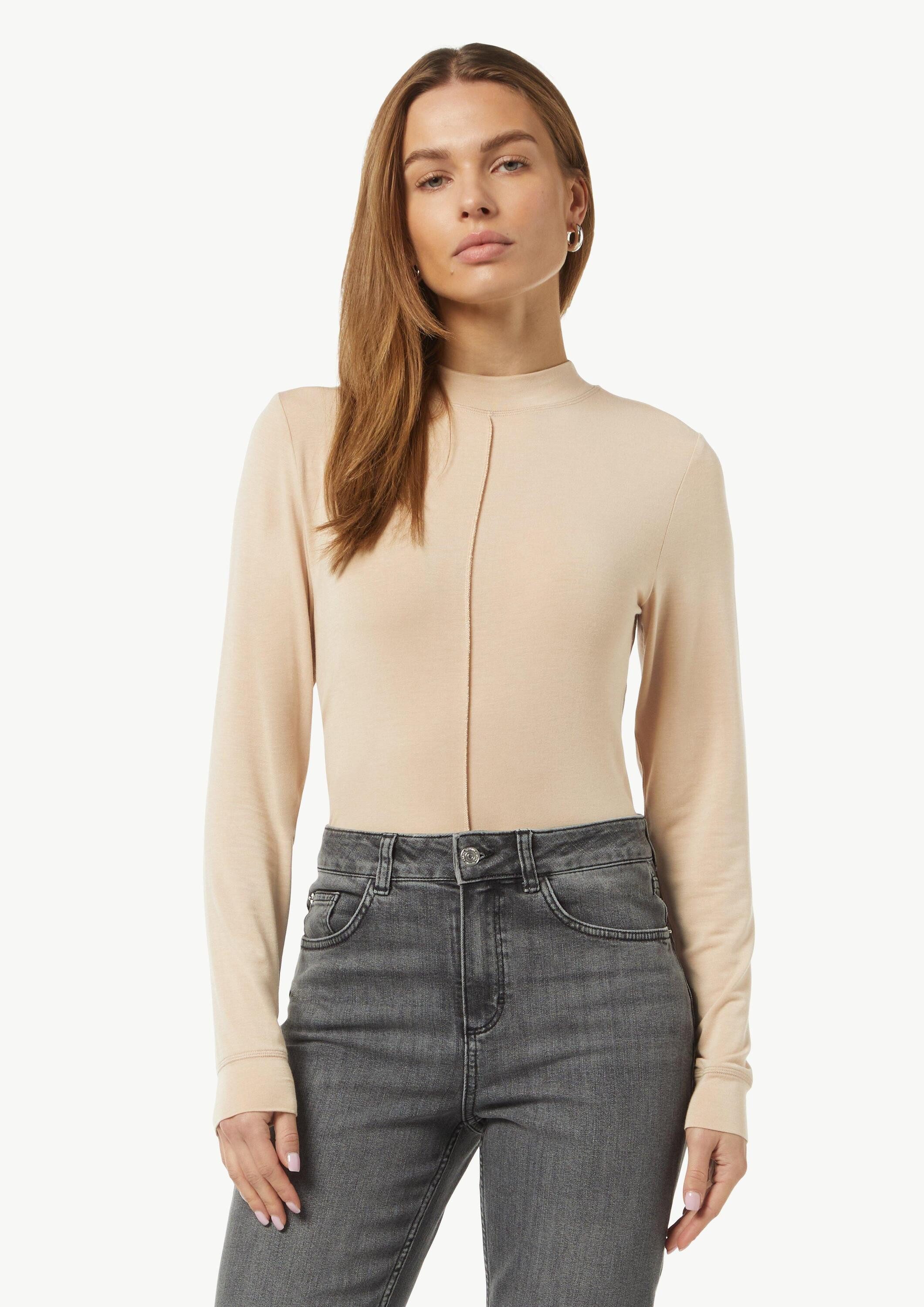 comma Langarmshirt T-Shirt Langarmshirt mit Nahtdetail günstig online kaufen