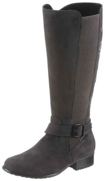 Jenny Weitschaftstiefel mit XL Schaft und Blütenstickerei Jenny Weitschaftstiefel mit XL Schaft und Blütenstickerei