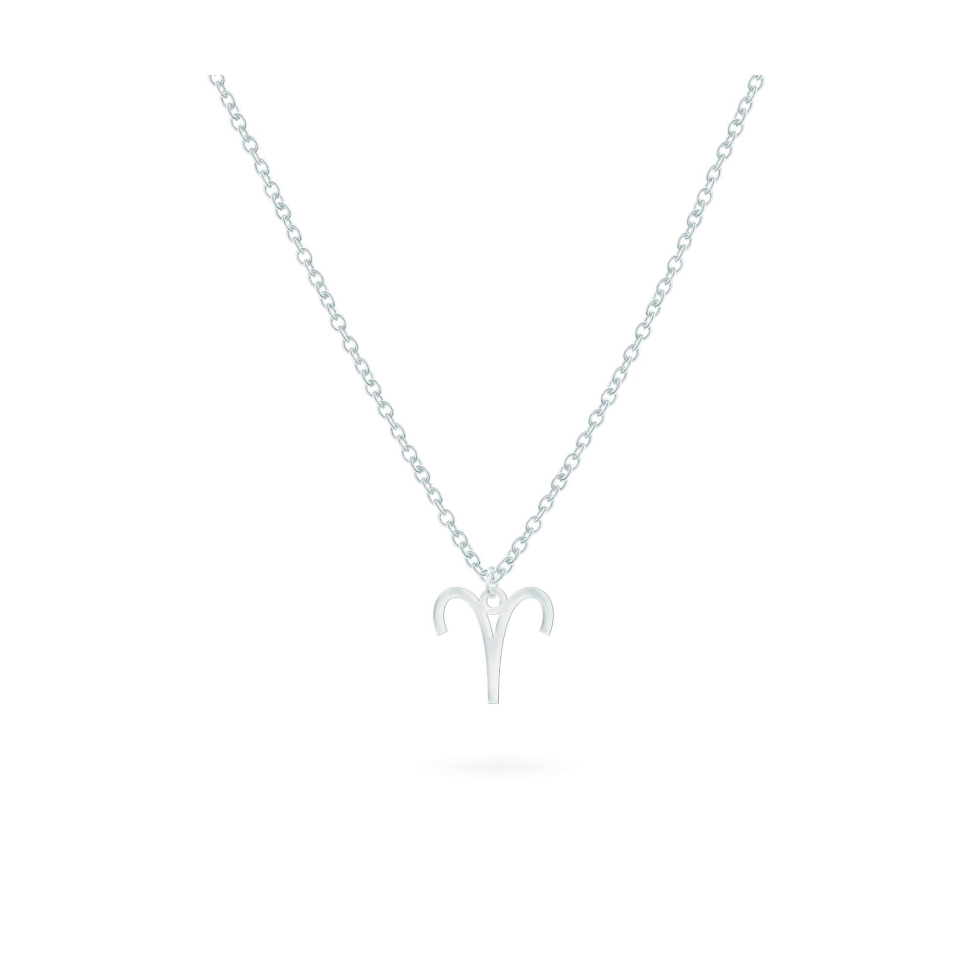 Beka&Bell Kette mit Anhänger 925-Sterling Silber Glänzend 42cm Widder
