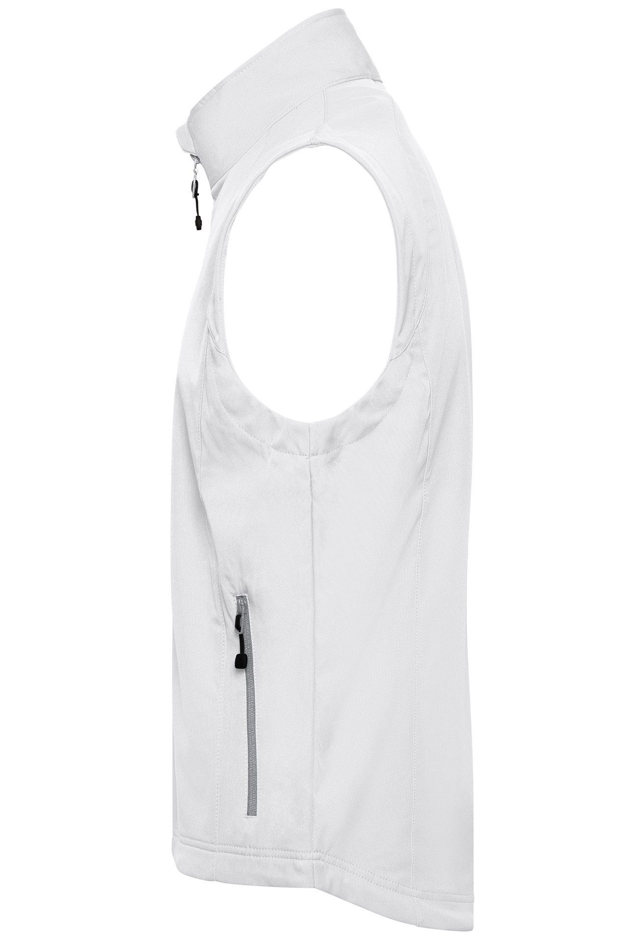 James & Nicholson Softshellweste Praktische Herren Weste aus elastischem SoftshellJN1022 wind- und wasserdicht – Bild 3 von 4