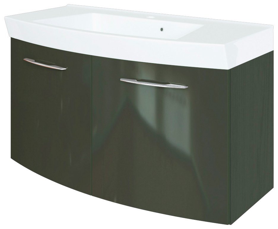Waschtisch »Florida, gebogen«, Breite 100 cm, (2-tlg.) online kaufen ... Waschtisch »Florida, gebogen«, Breite 100 cm, (2-tlg.) online kaufen ...