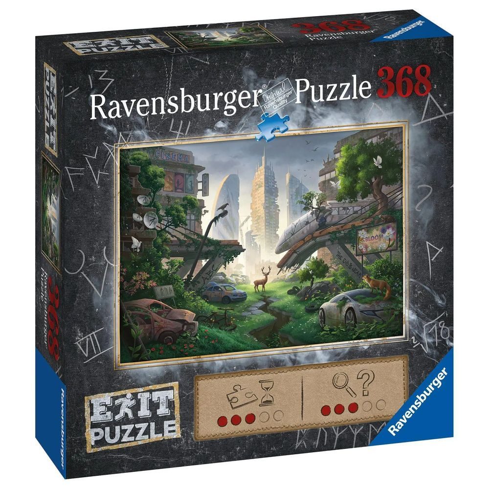 Ravensburger Puzzle Ravensburger Exit Puzzle - Apokalyptische Stadt - 368 Teile, 368 Puzzleteile