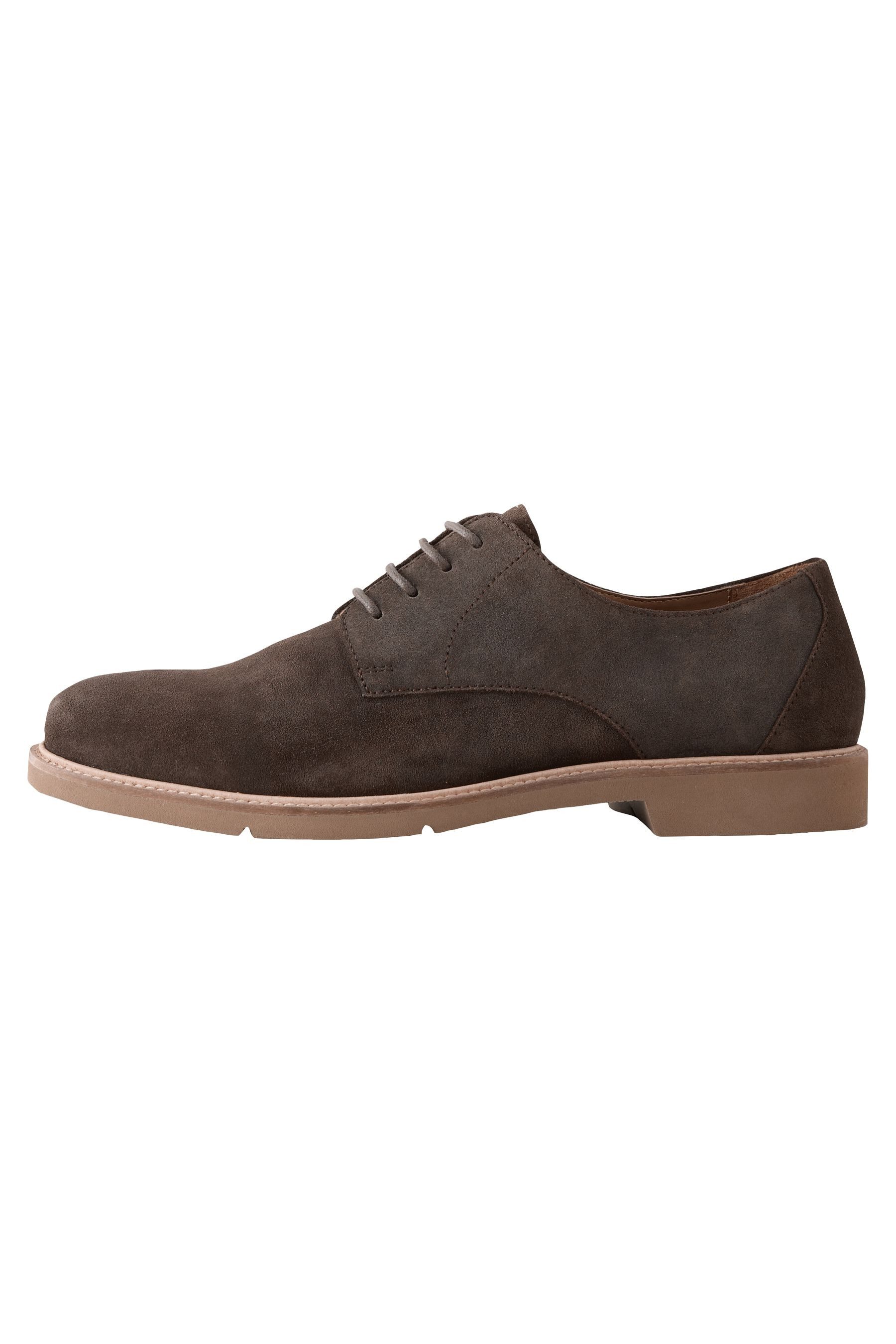 Extra leichte Derby-Schuhe aus Veloursleder Schnürschuh