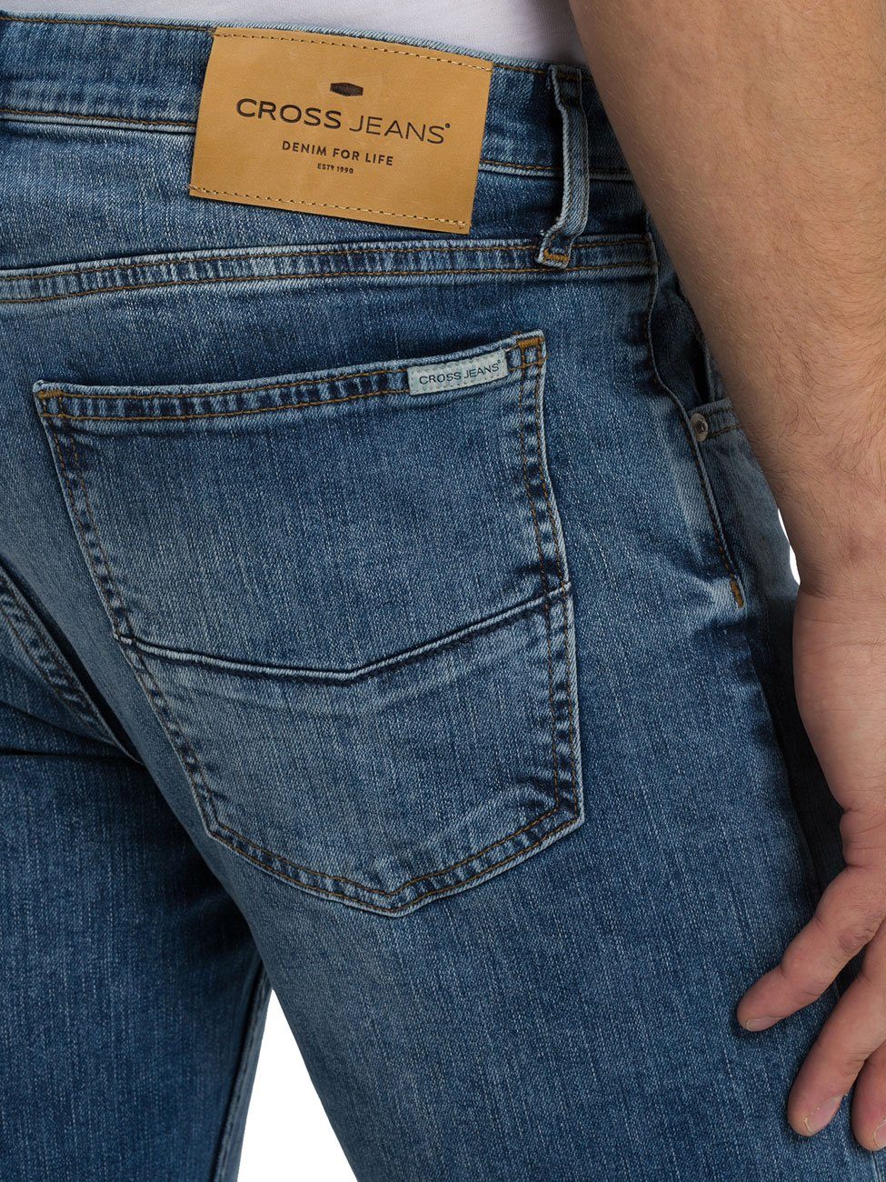 DAMIEN Stretch JEANS® mit Slim-fit-Jeans CROSS