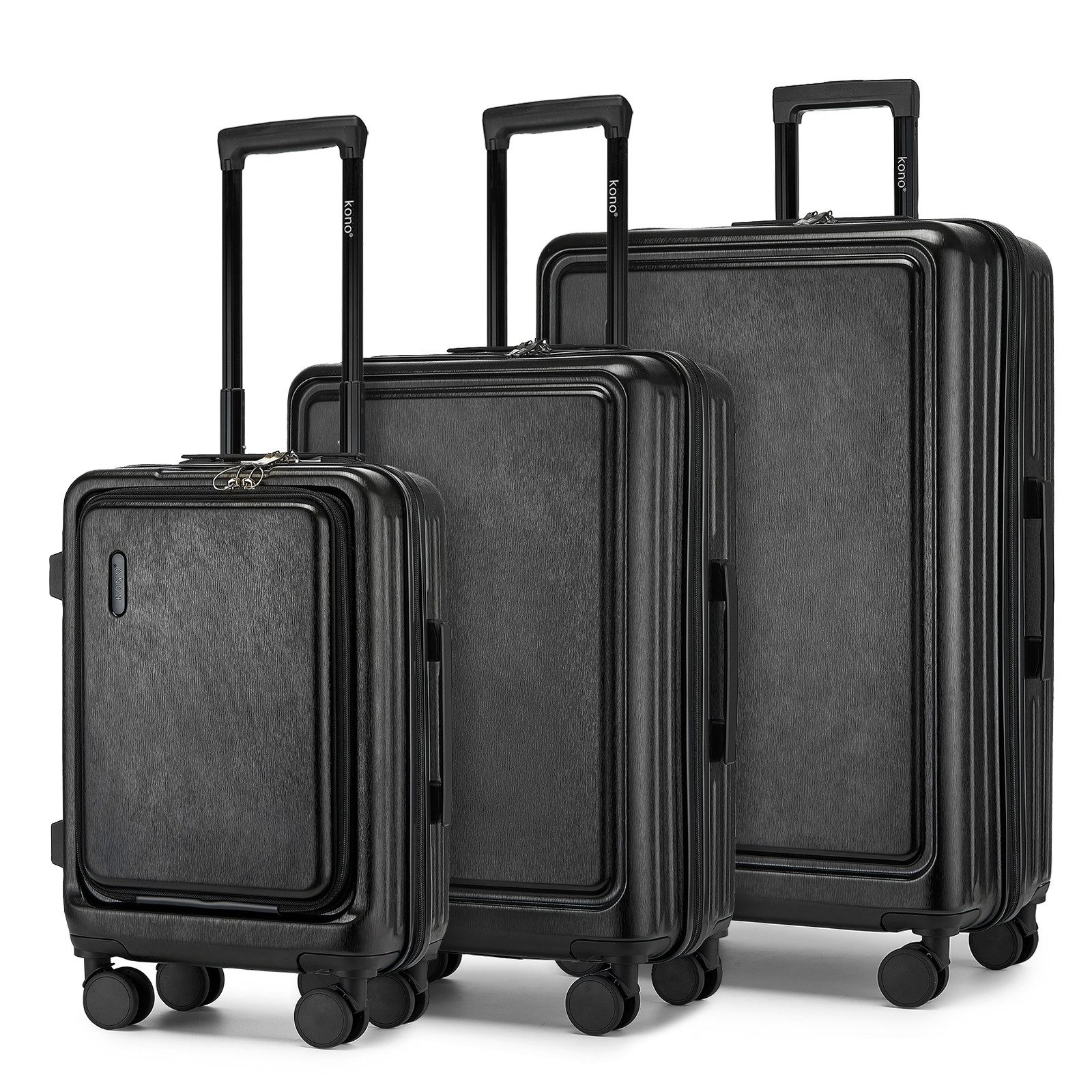 KONO Business-Koffer Kabinengepäck-Trolley aus Hartschalenmaterial (ABS+PC) günstig online kaufen