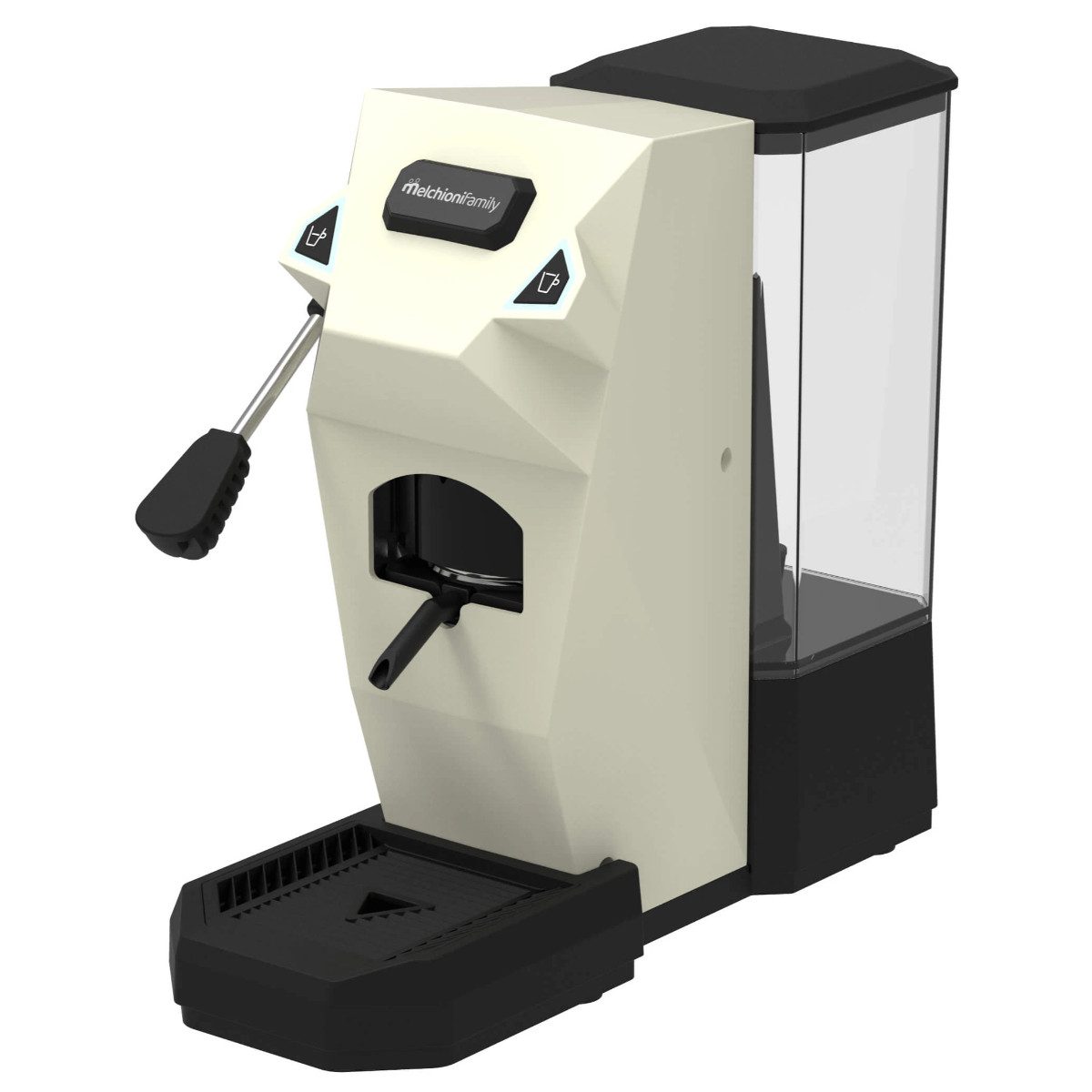 Melchioni Filterkaffeemaschine Cialdina, Padsystem, 2 Tasten für Espresso und Lungo